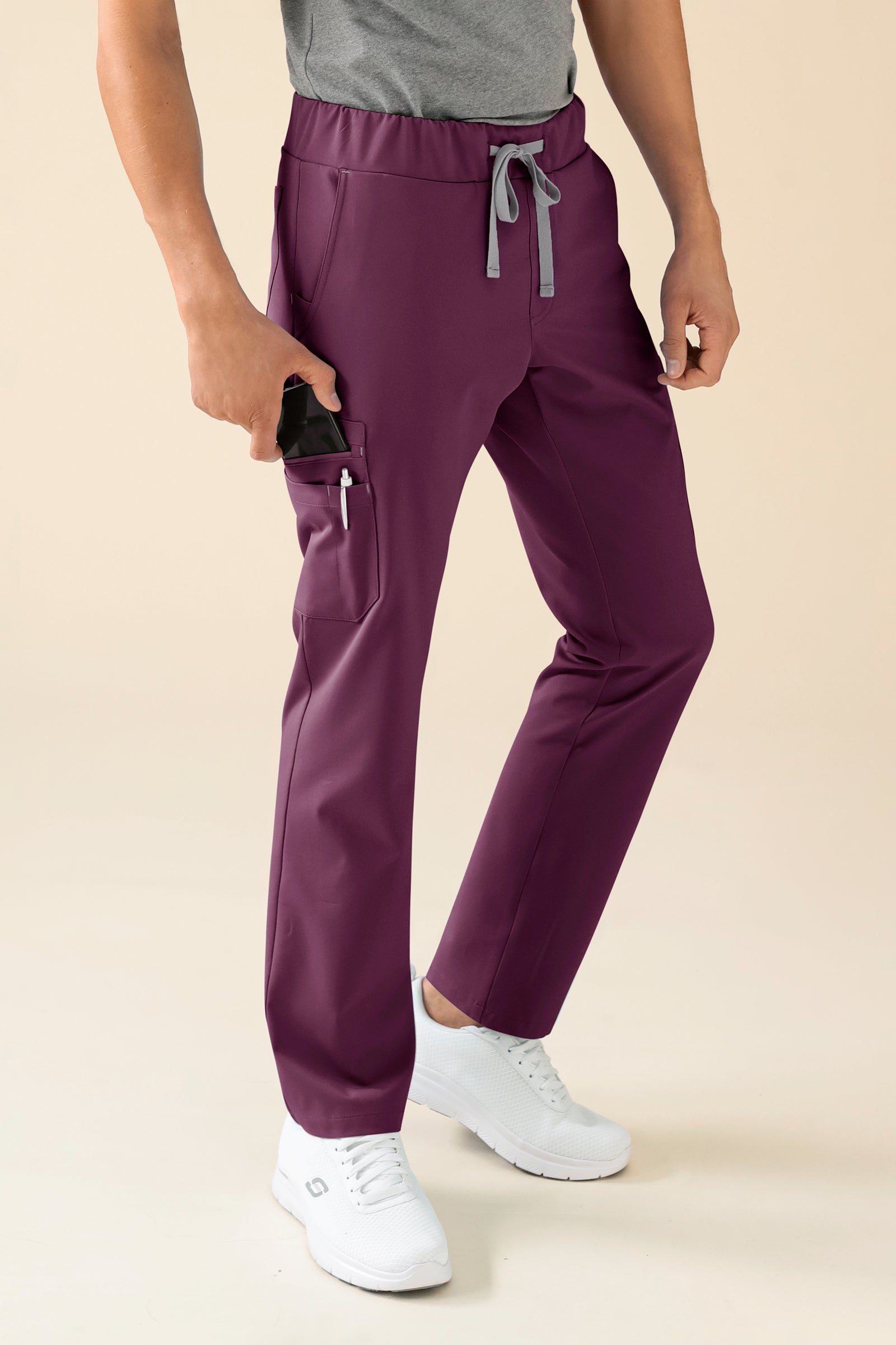 KAERE broek heren - met beenzak pruimen
