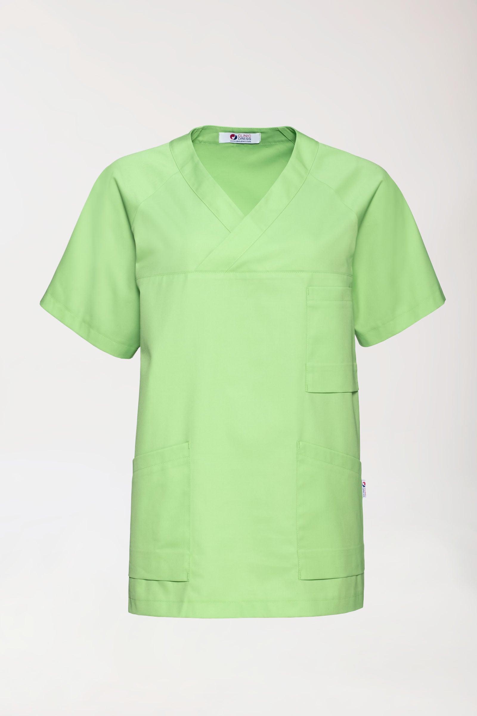 CORE oversteektuniek heren - V-hals appelgroen