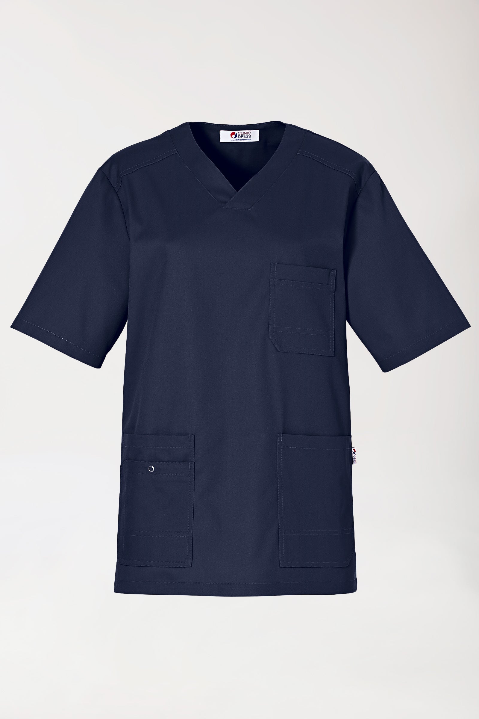 CLINIC STRETCH oversteektuniek heren navy