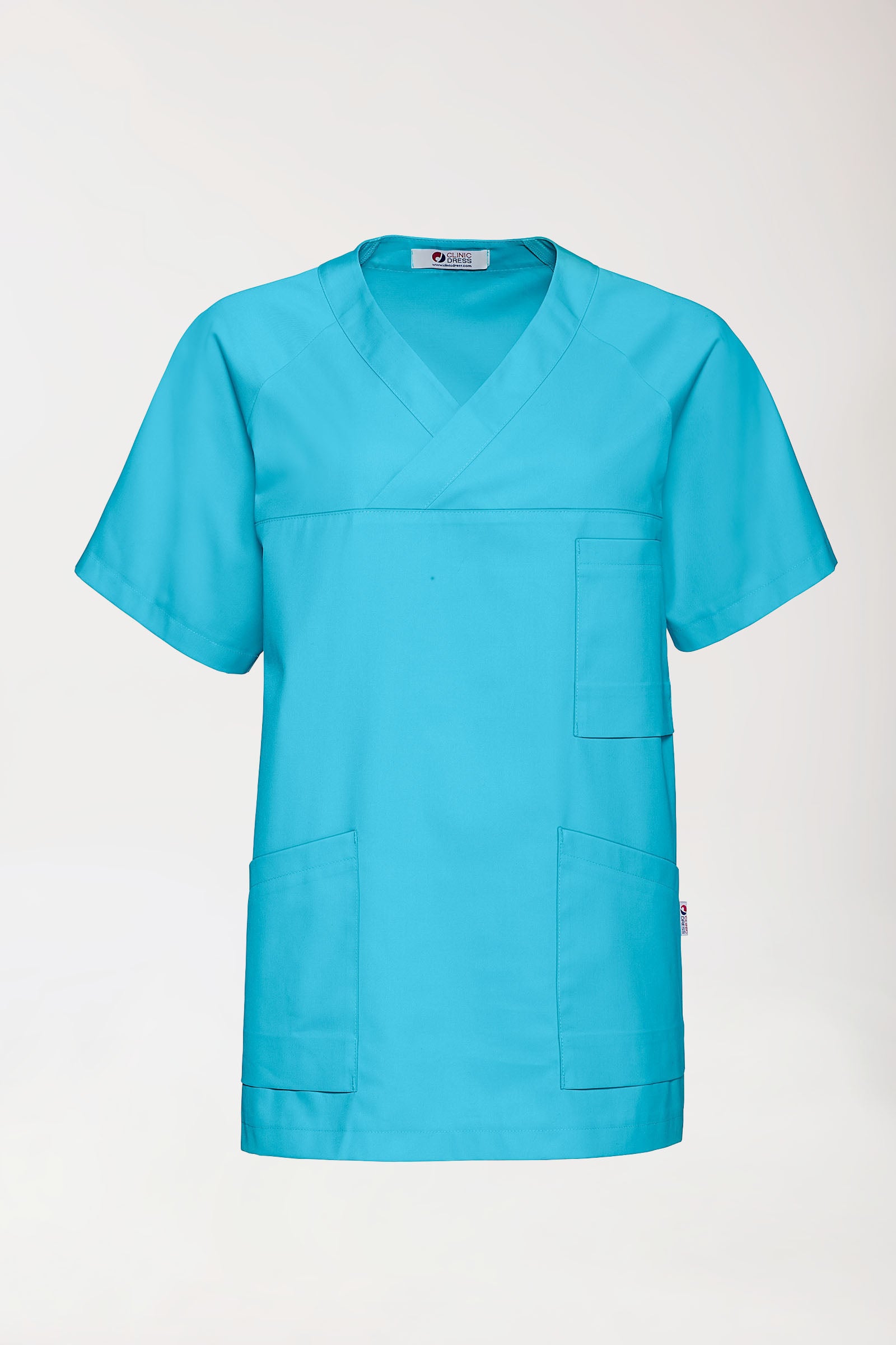 CORE oversteektuniek heren - V-hals turquoise, Voorzijde view