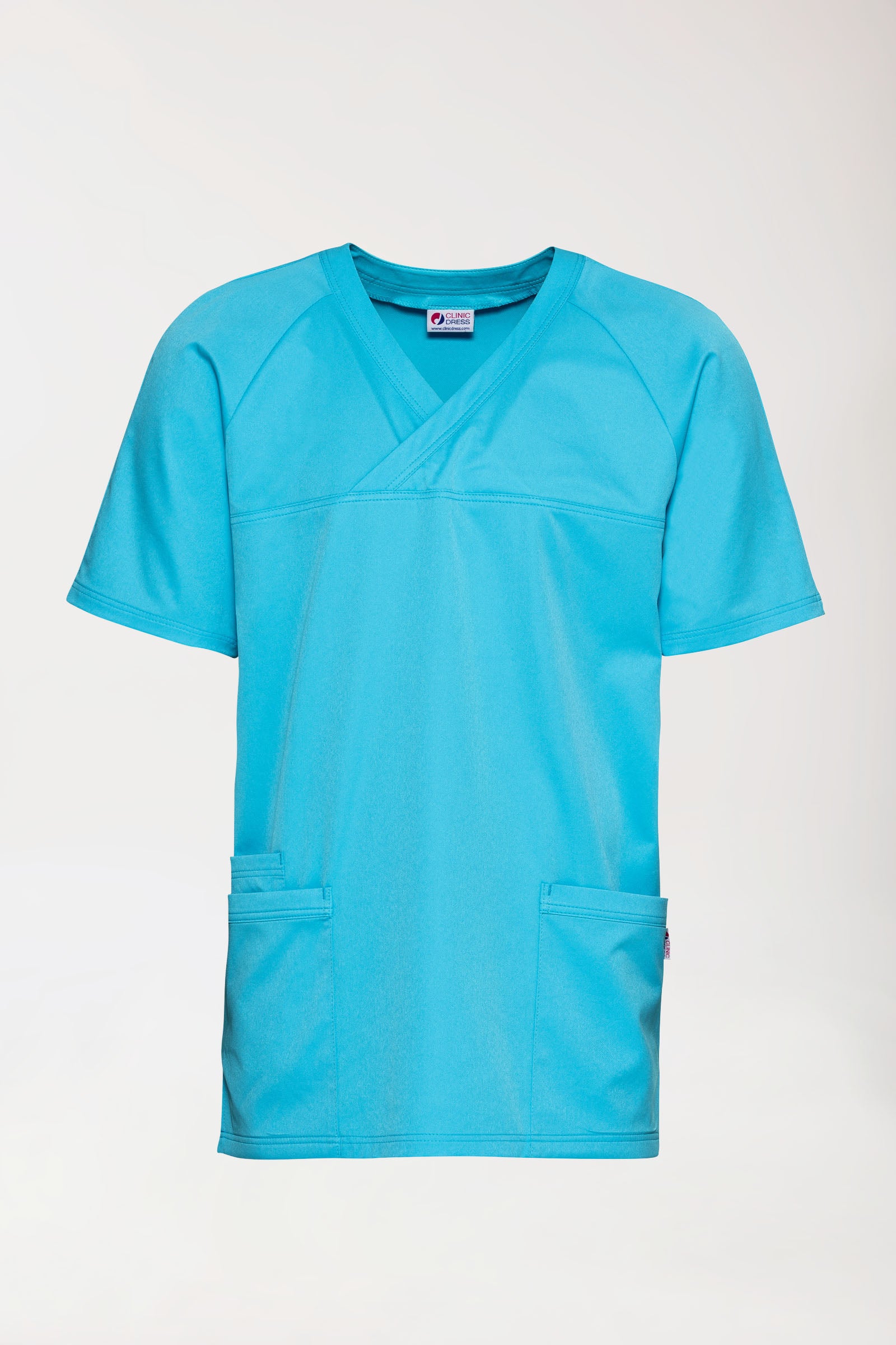 Move Stretch oversteektuniek heren - V-hals turquoise