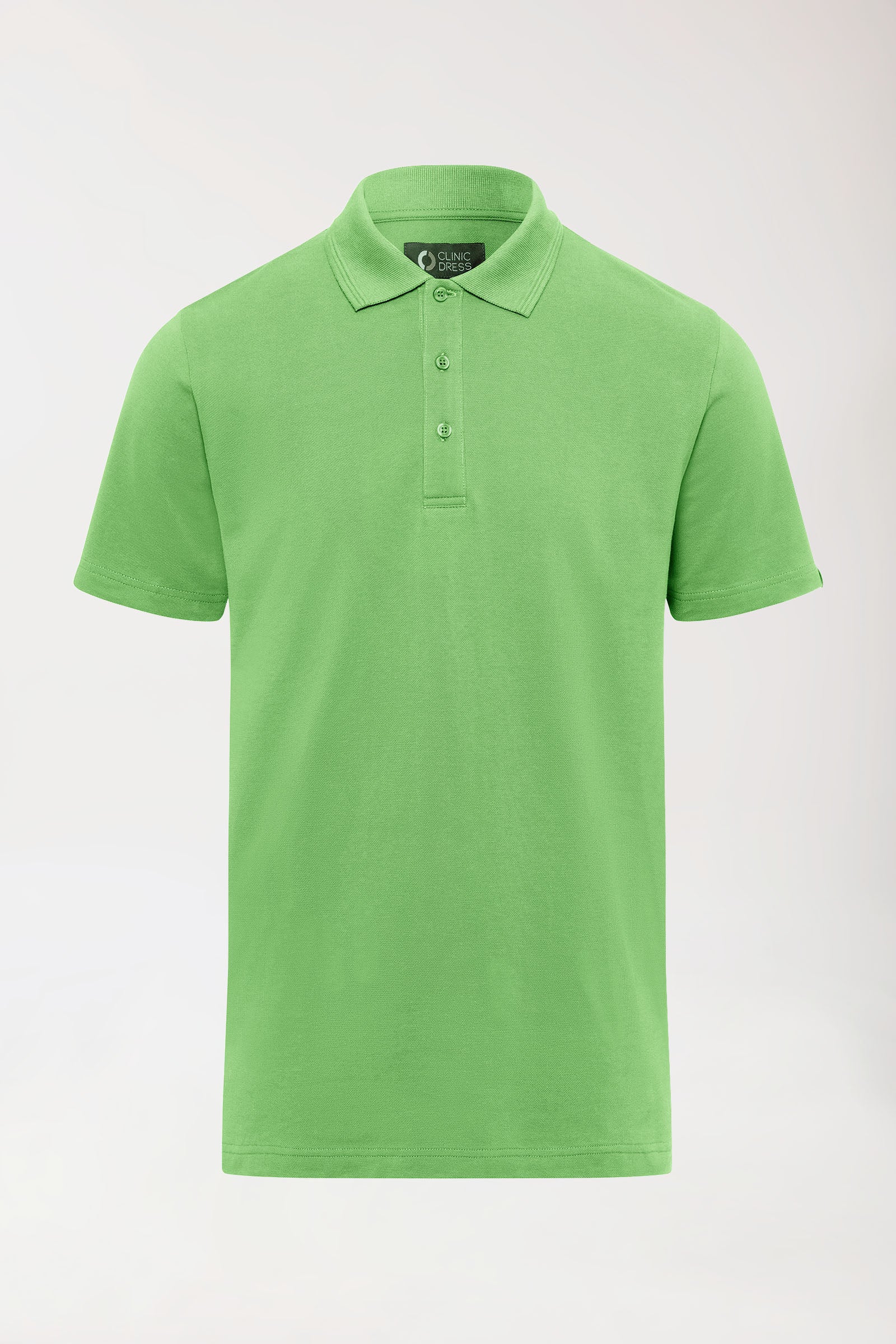 COMFY FLEX stretch shirt heren - polokraag appelgroen