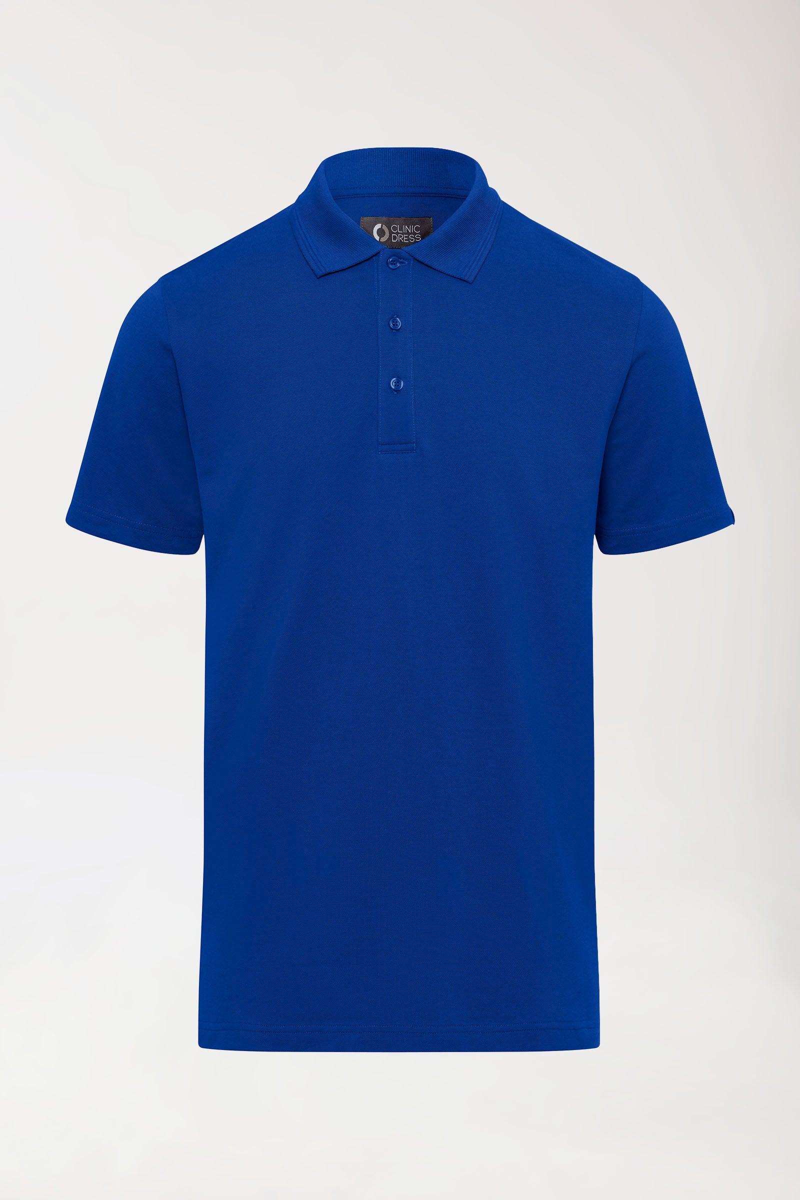 COMFY FLEX stretch shirt heren - polokraag koningsblauw