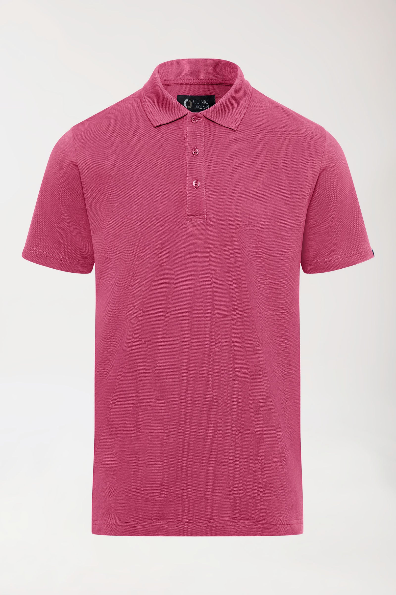 COMFY FLEX stretch shirt heren - polokraag oud rose