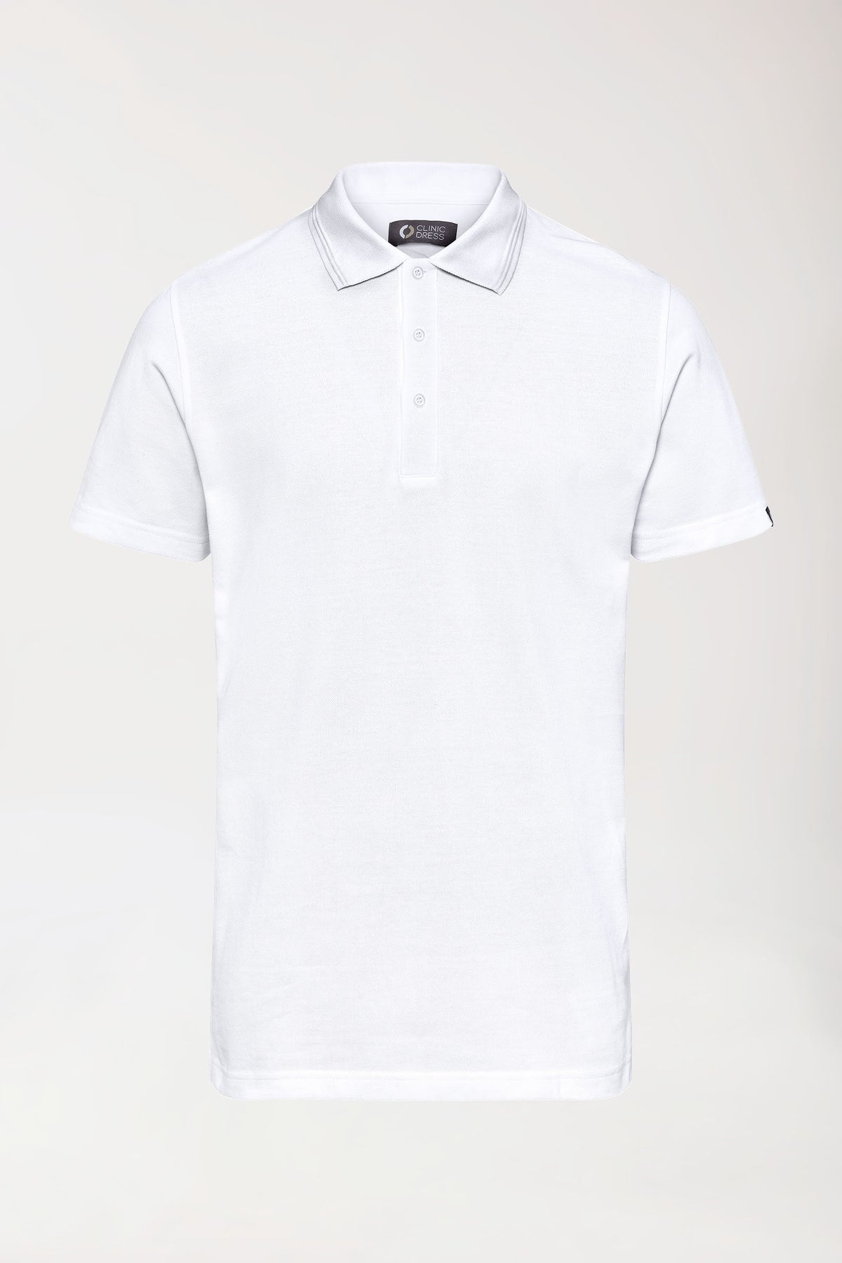 COMFY FLEX stretch shirt heren - polokraag wit