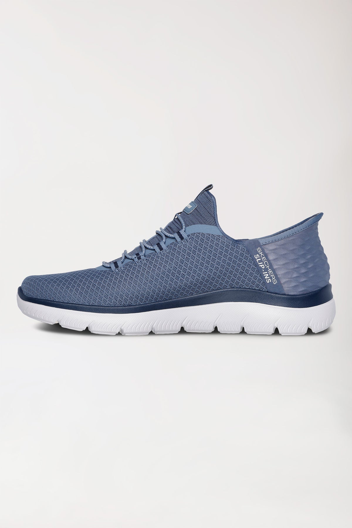Herensneaker-SKECHERS Slip-ins-blauw