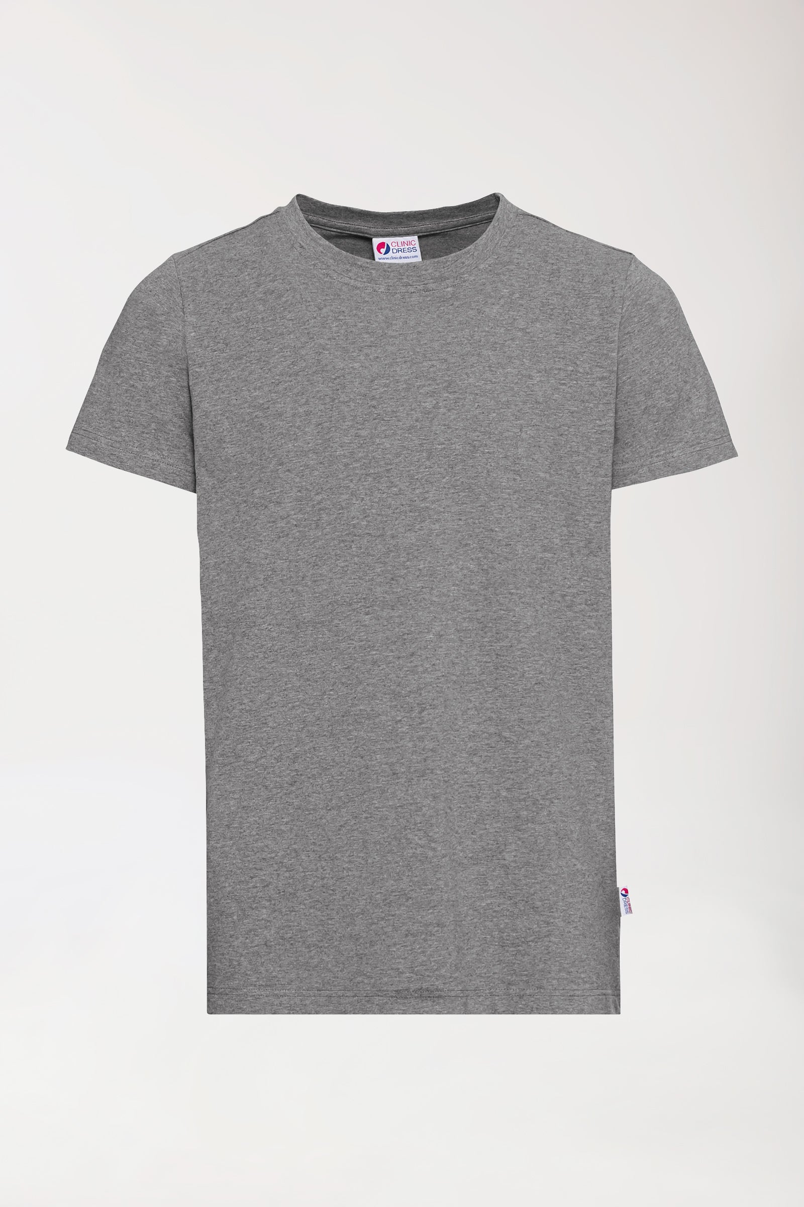 CORE shirt heren - ronde hals donkergrijs melange