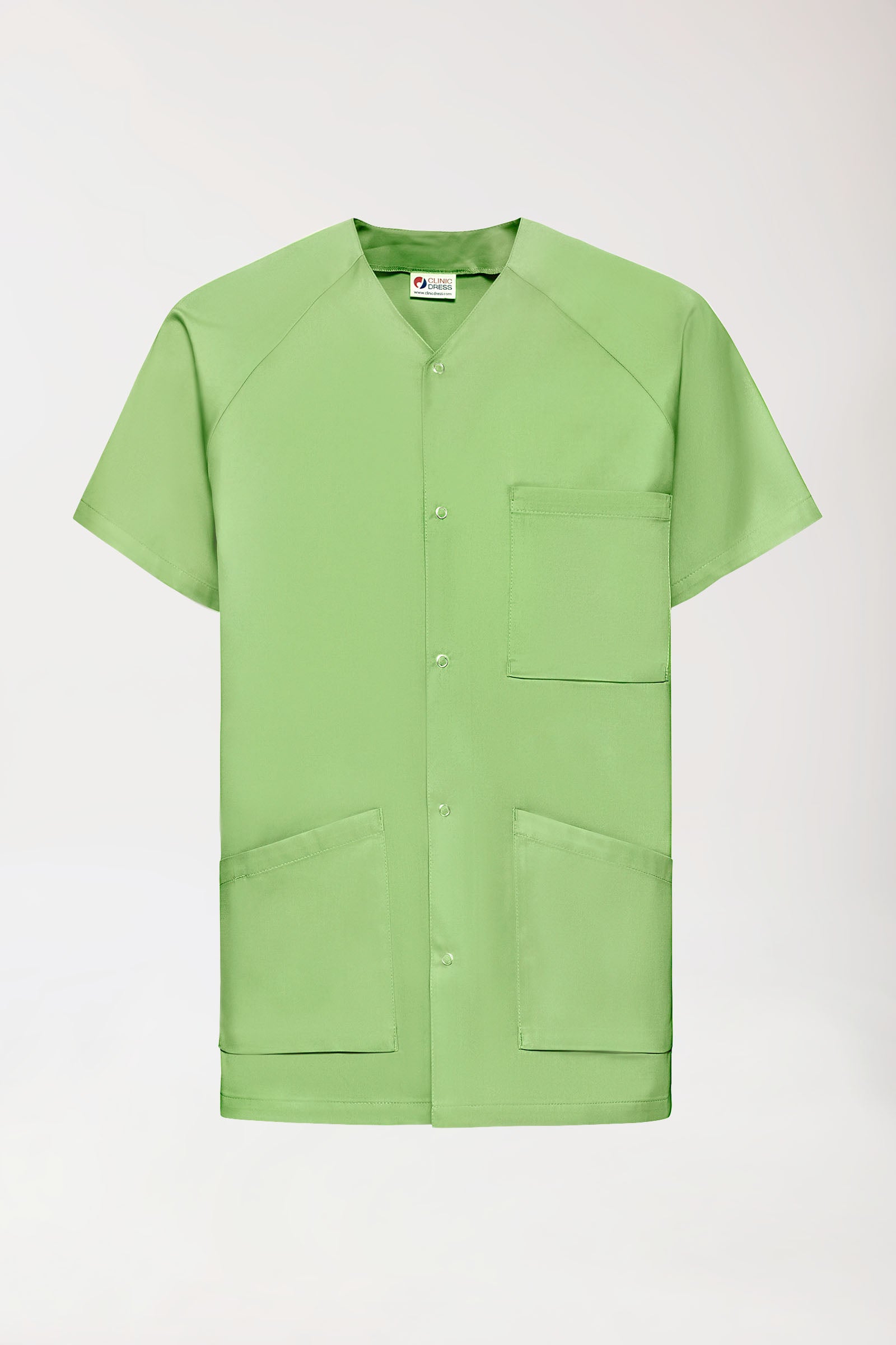 CORE tuniek heren - doorknoopsluiting appelgroen