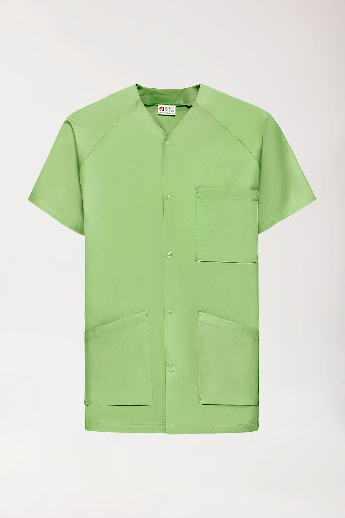 CORE tuniek heren - doorknoopsluiting appelgroen