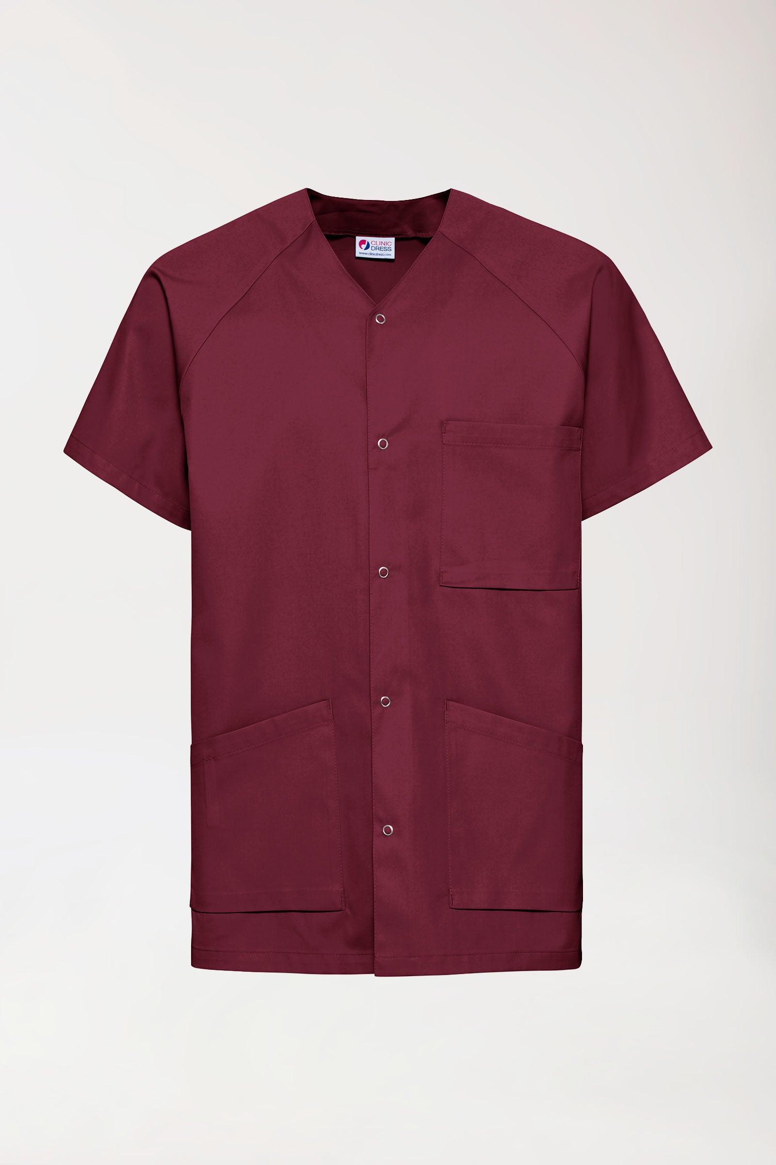 CORE tuniek heren - doorknoopsluiting bordeaux