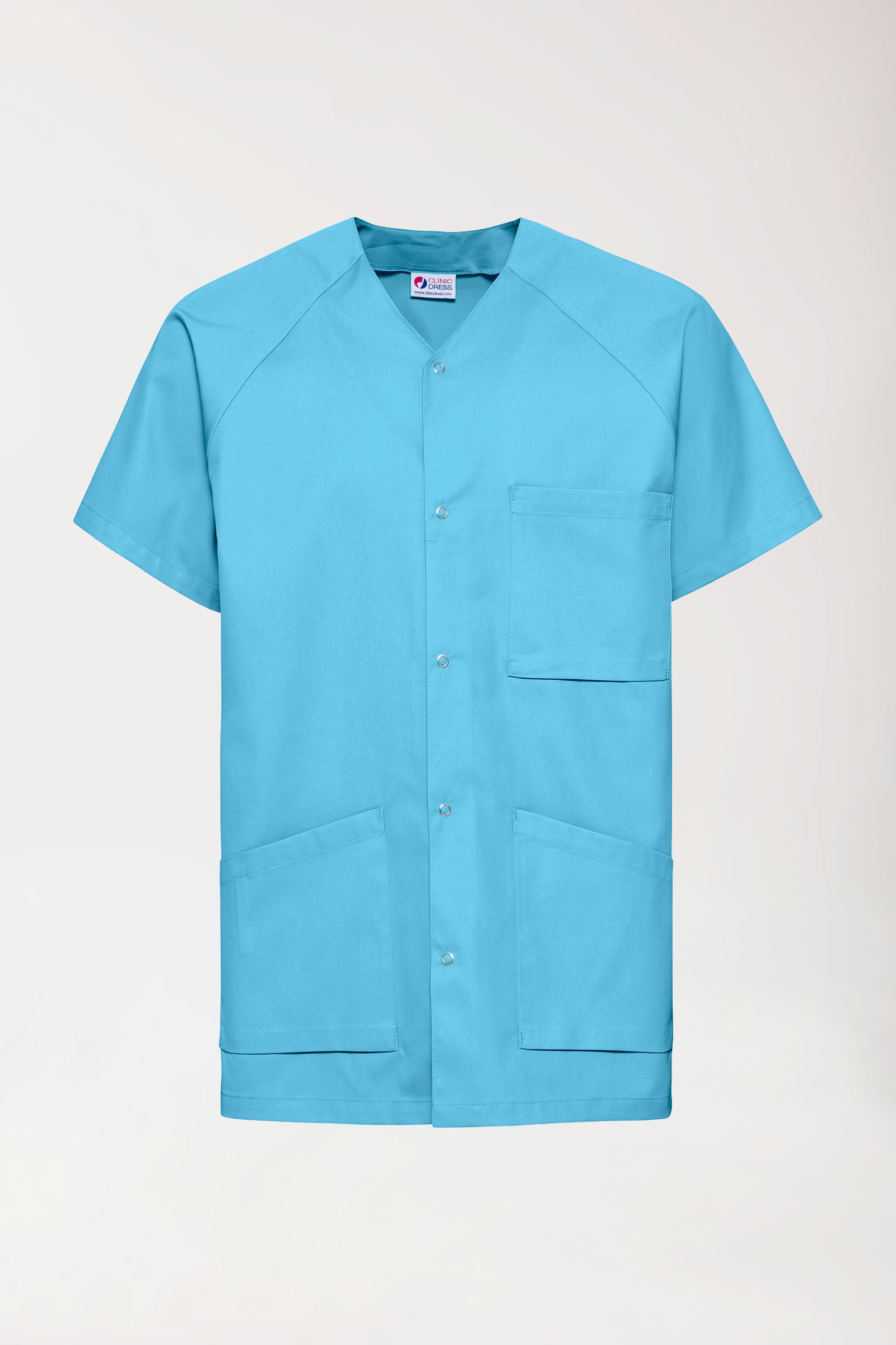 CORE tuniek heren - doorknoopsluiting turquoise