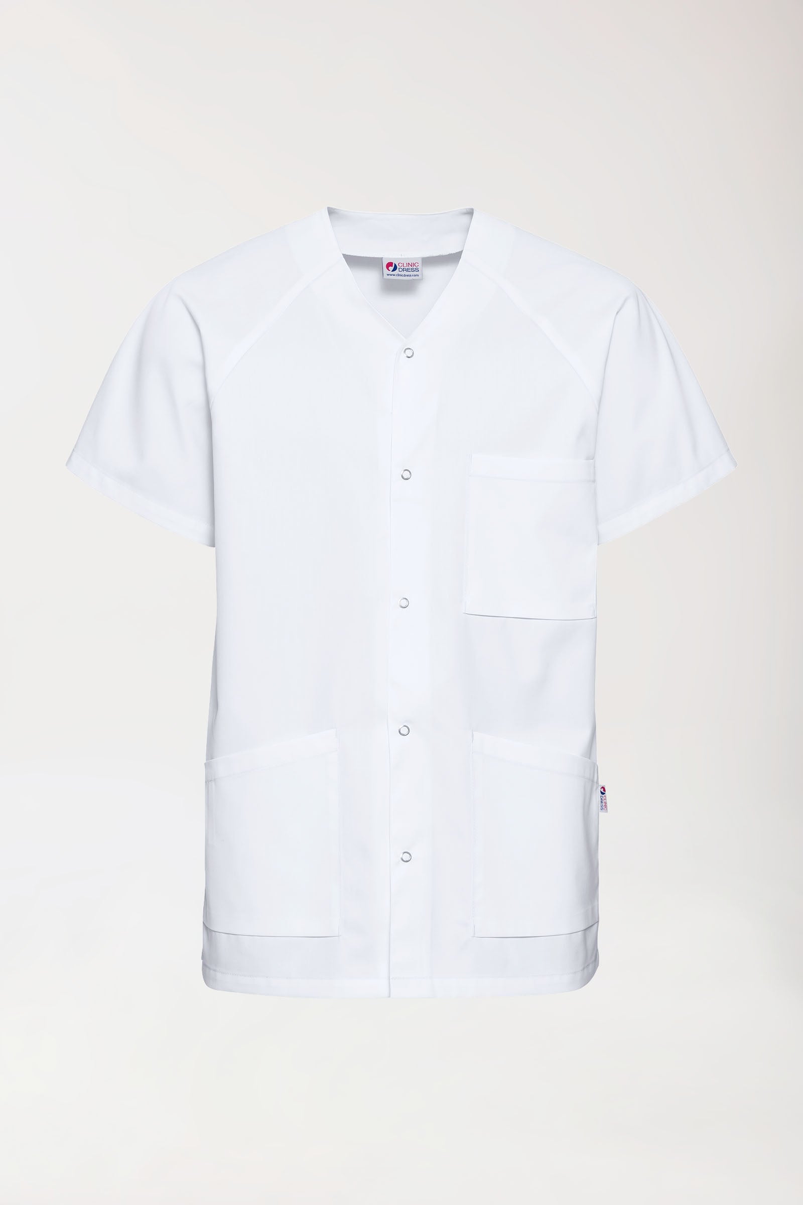 CORE tuniek heren - doorknoopsluiting wit