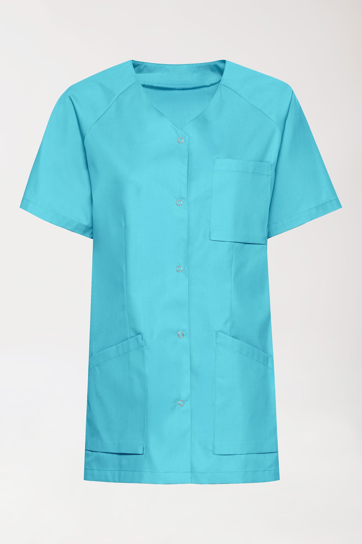 tuniek dames - doorknoopsluiting curaçao, Voorzijde view