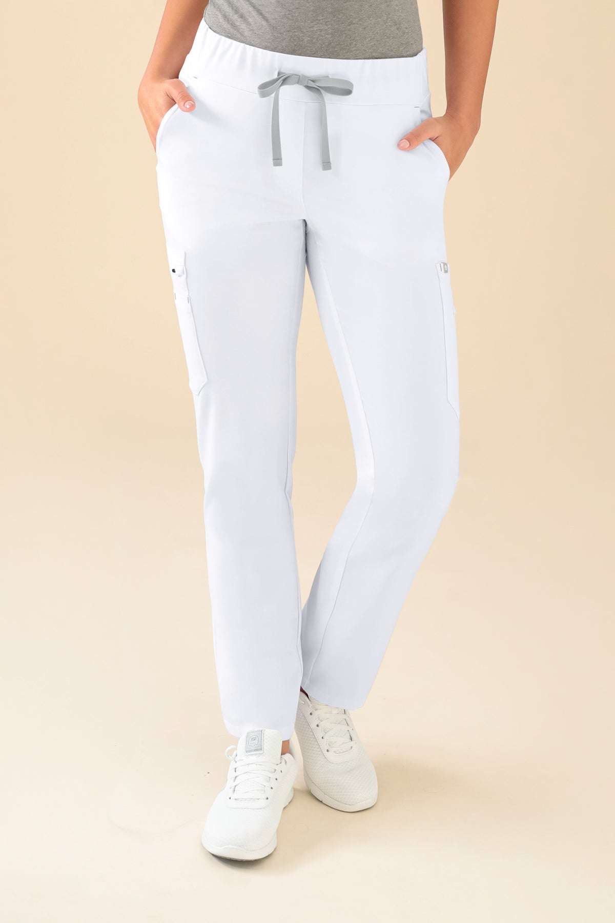 KAERE broek dames - met beenzak wit