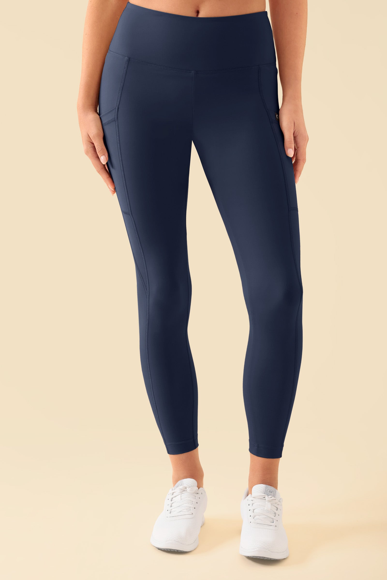 KAERE Leggings dames - super elastisch navy