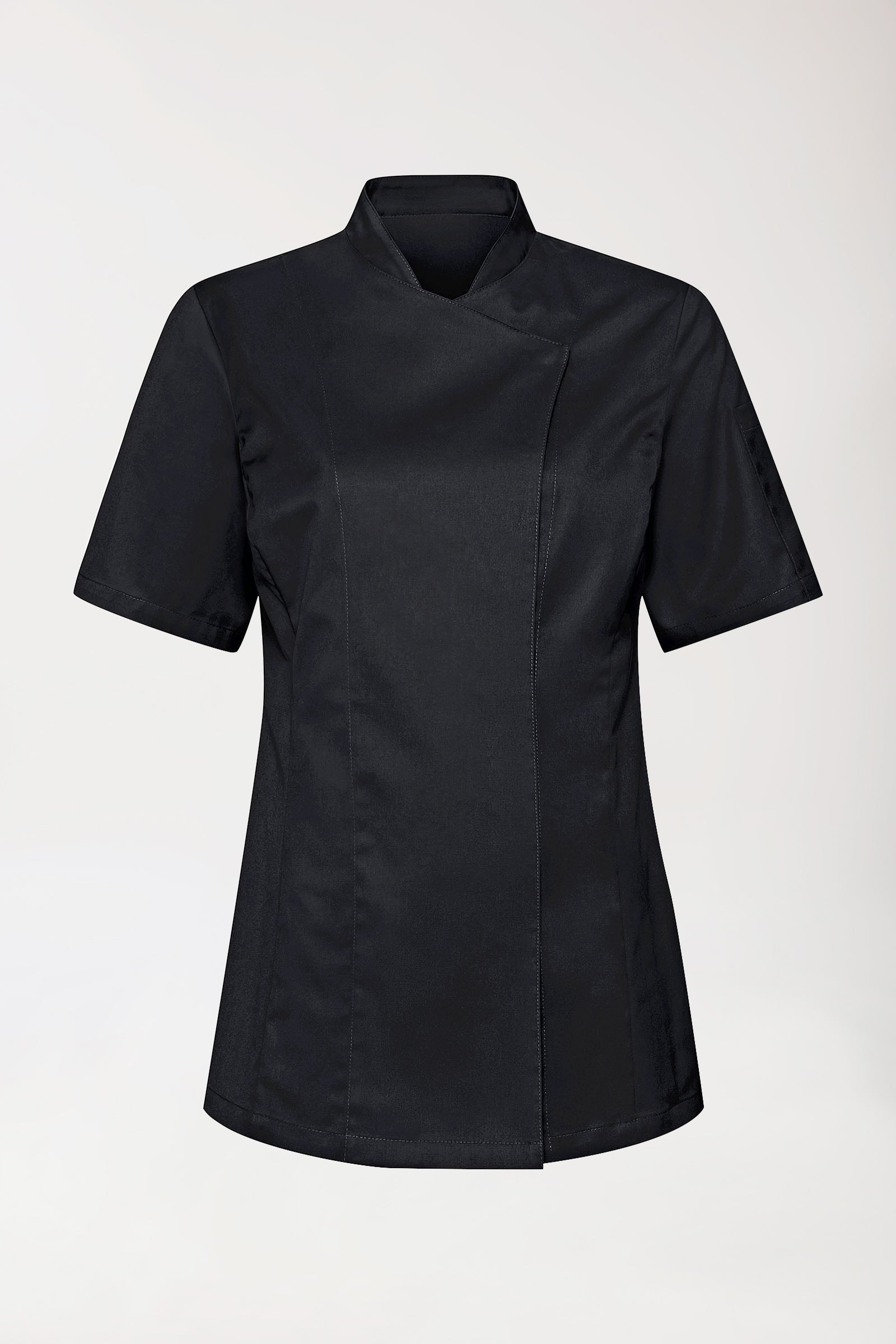 Gastro koksjas dames - 1/2 mouw zwart
