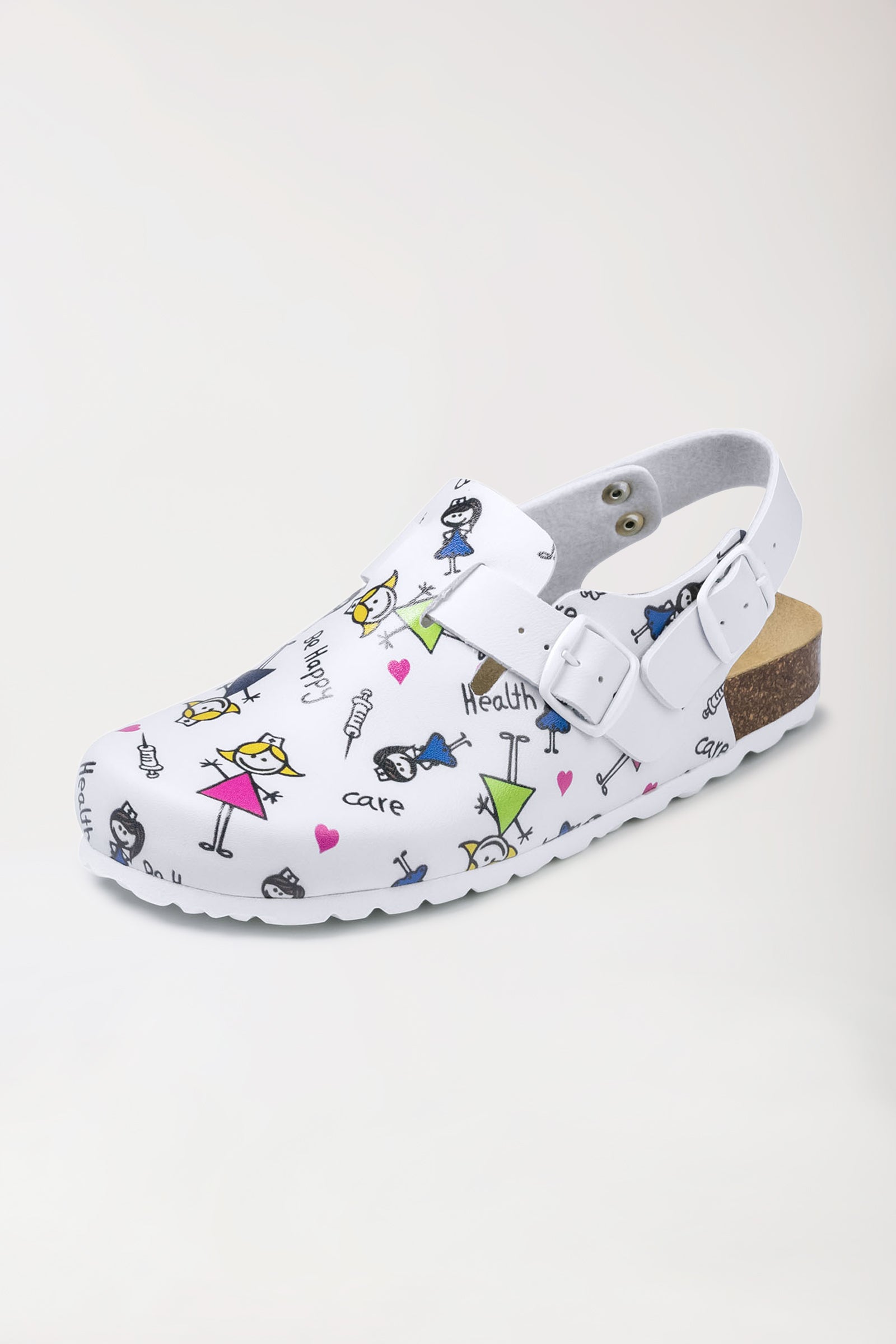 Dames muil-kurk voetbed- bont