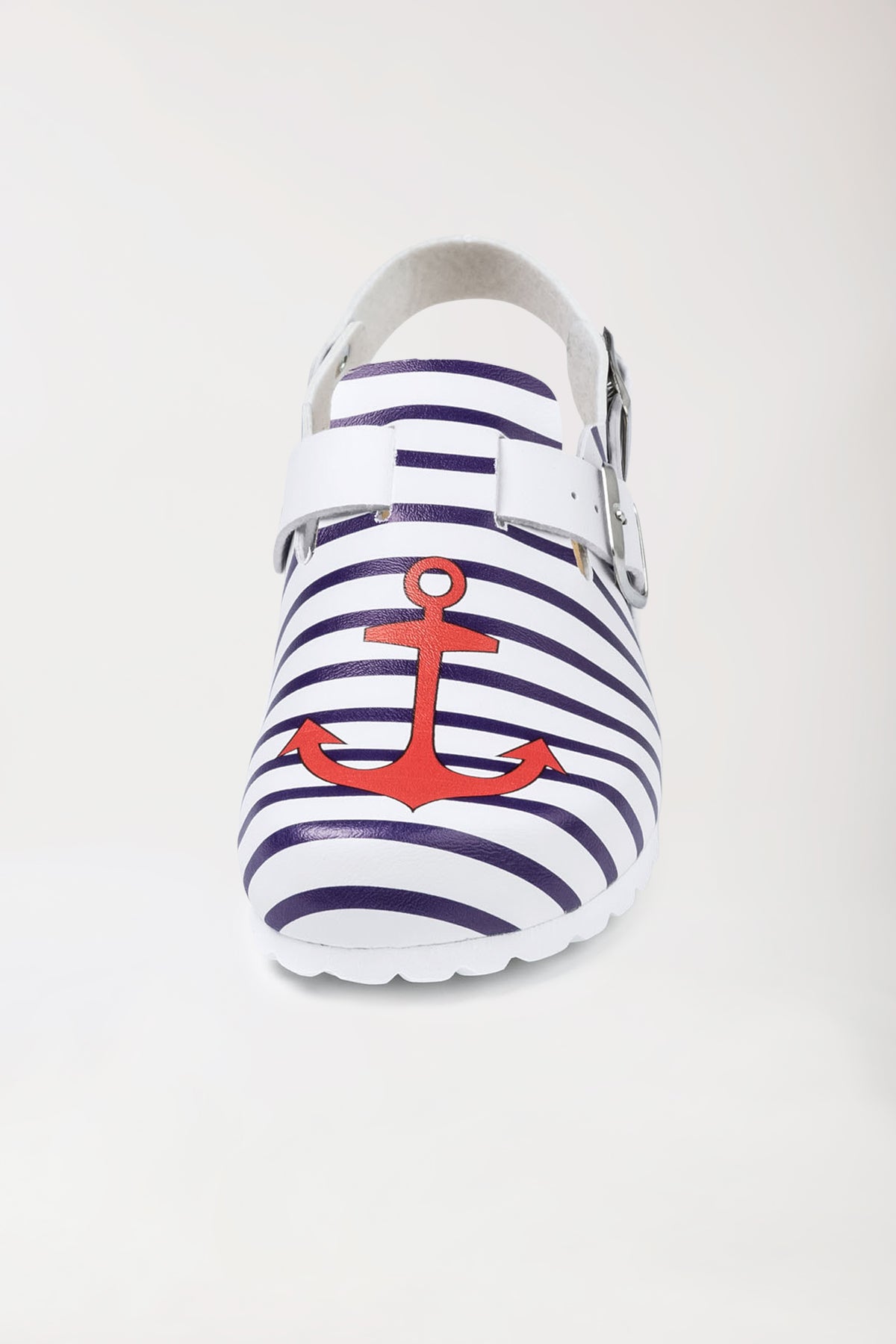 Dames muil wit/marine/rood