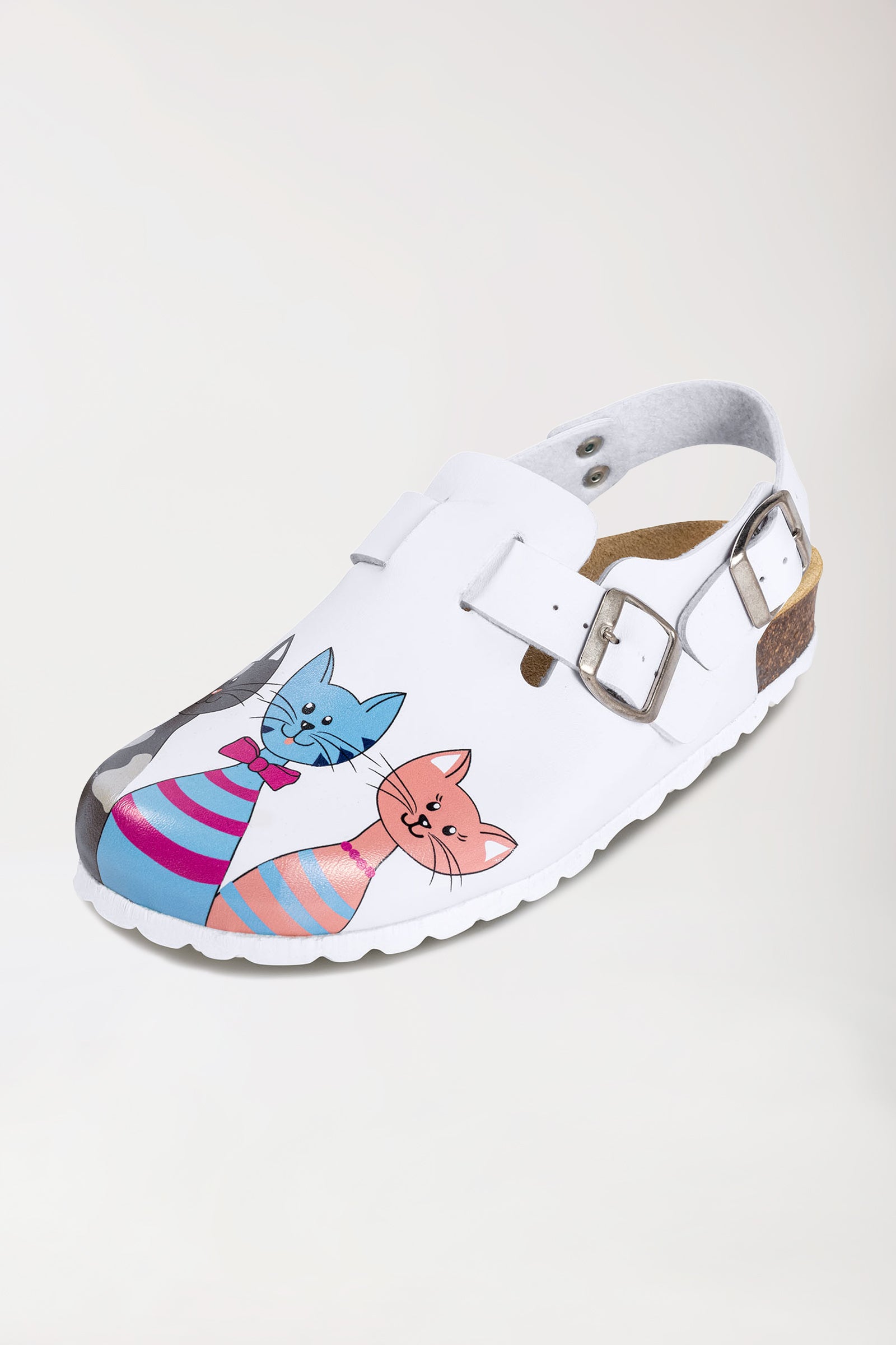 Dames muil wit/perzikrose/blauw