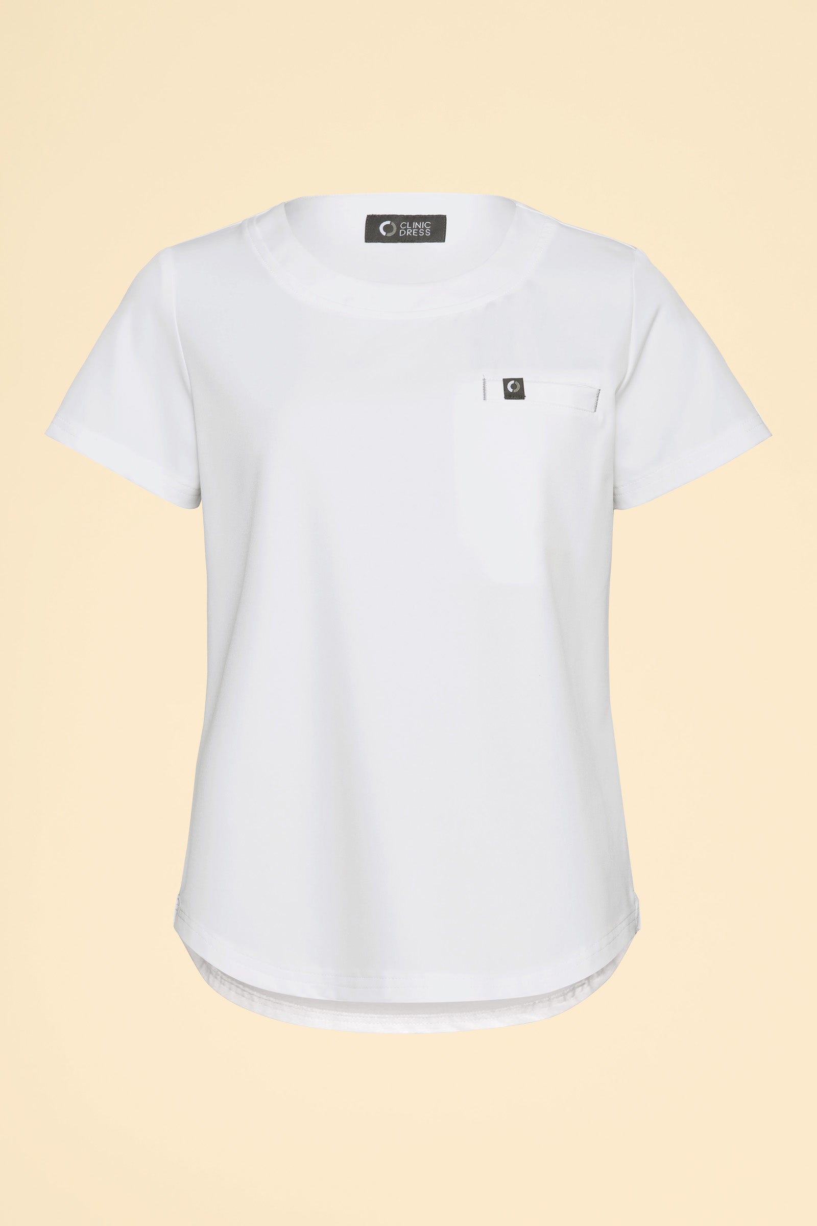 KAERE shirt dames - ronde hals wit, Voorzijde view