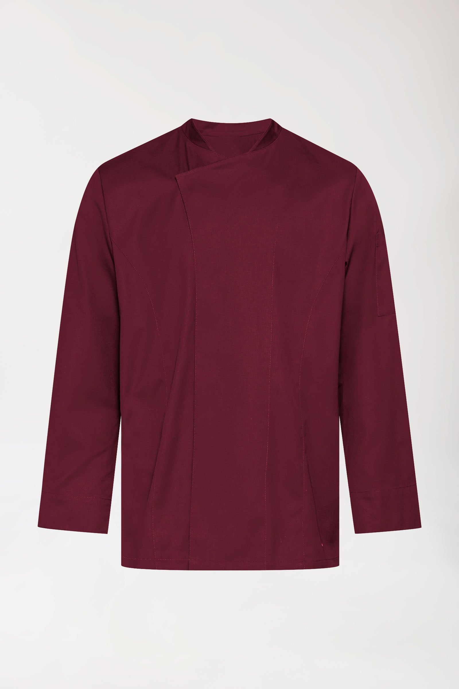 Gastro koksjas heren - 1/1 mouw bordeaux