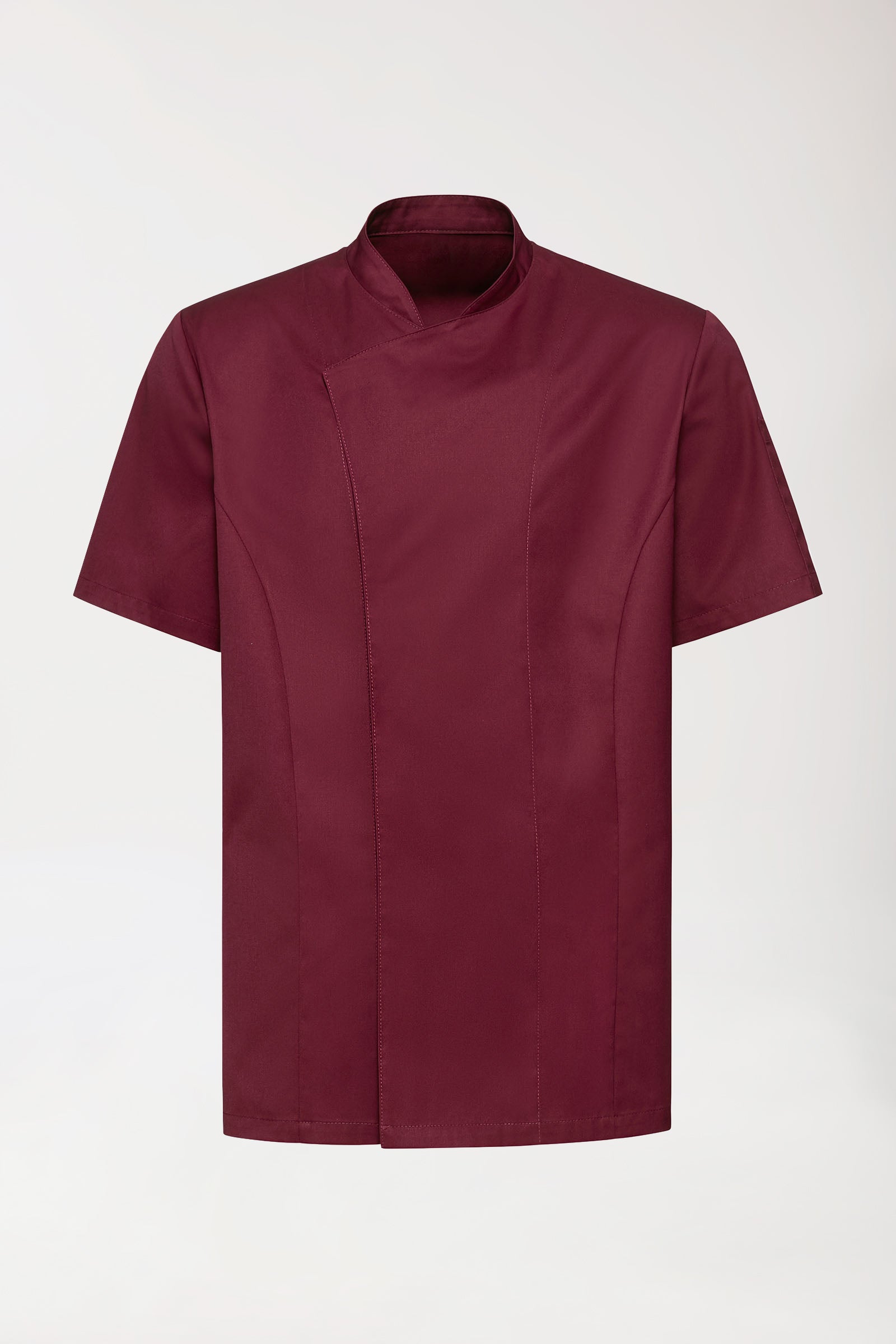 Gastro koksjas heren - 1/2 mouw bordeaux