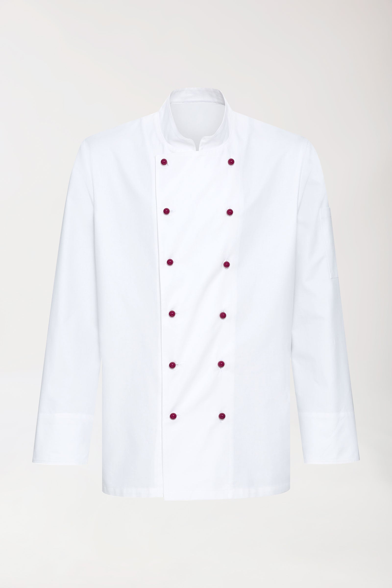 Gastro koksjas heren katoen - 1/1 mouw wit