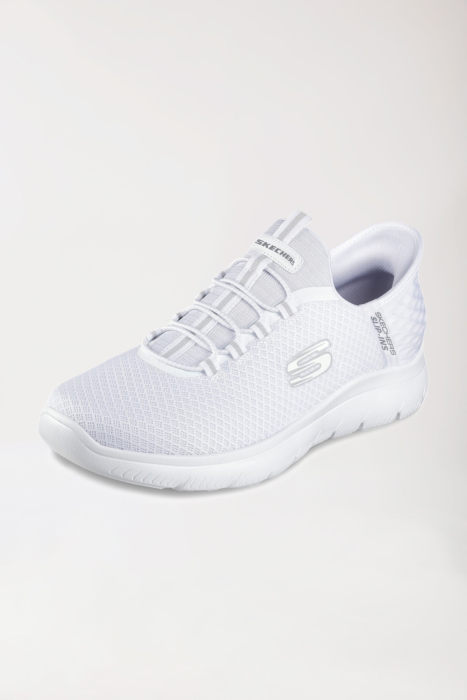 Heren sneakers-SKECHERS Slip-ins-wit