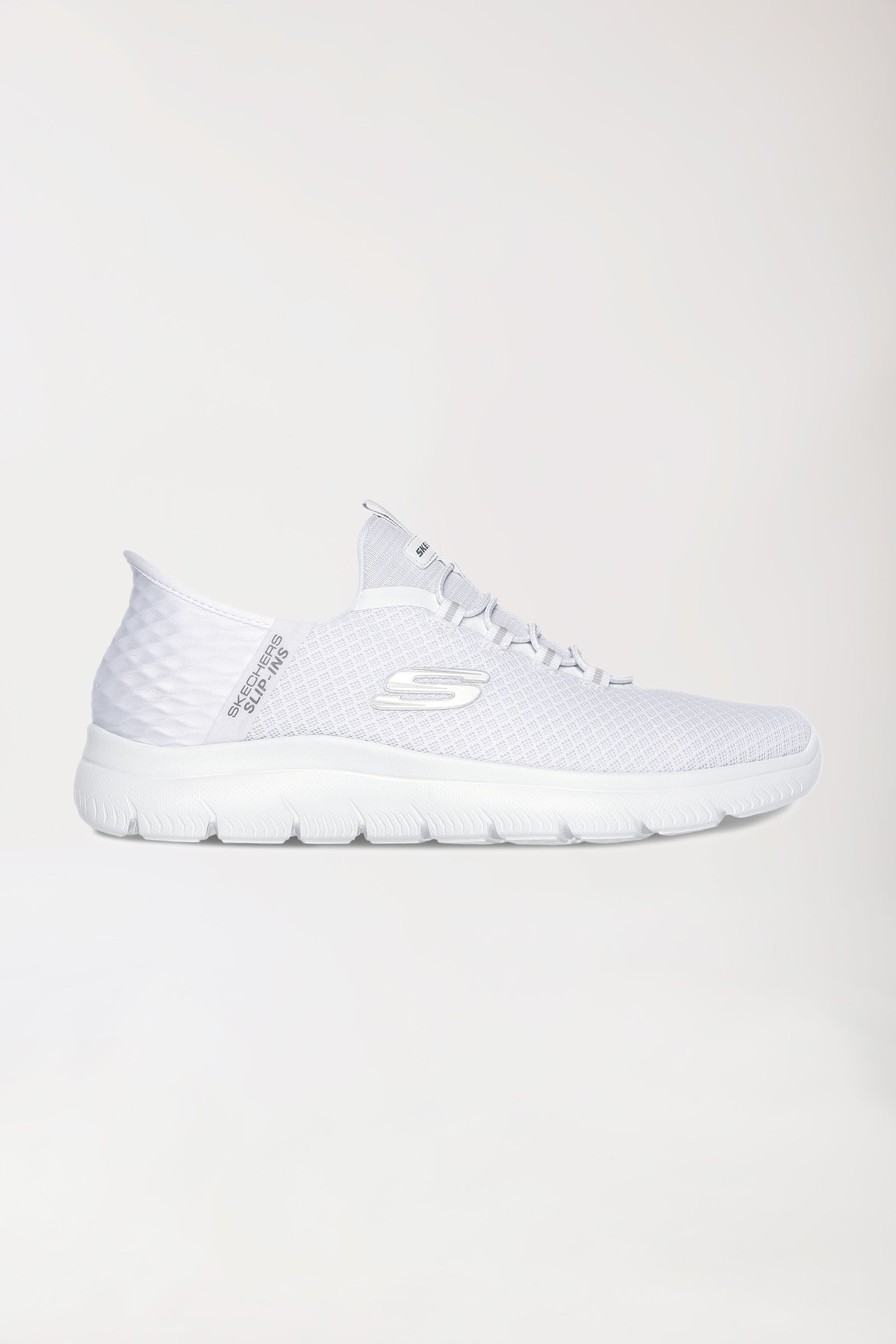 Heren sneakers-SKECHERS Slip-ins-wit