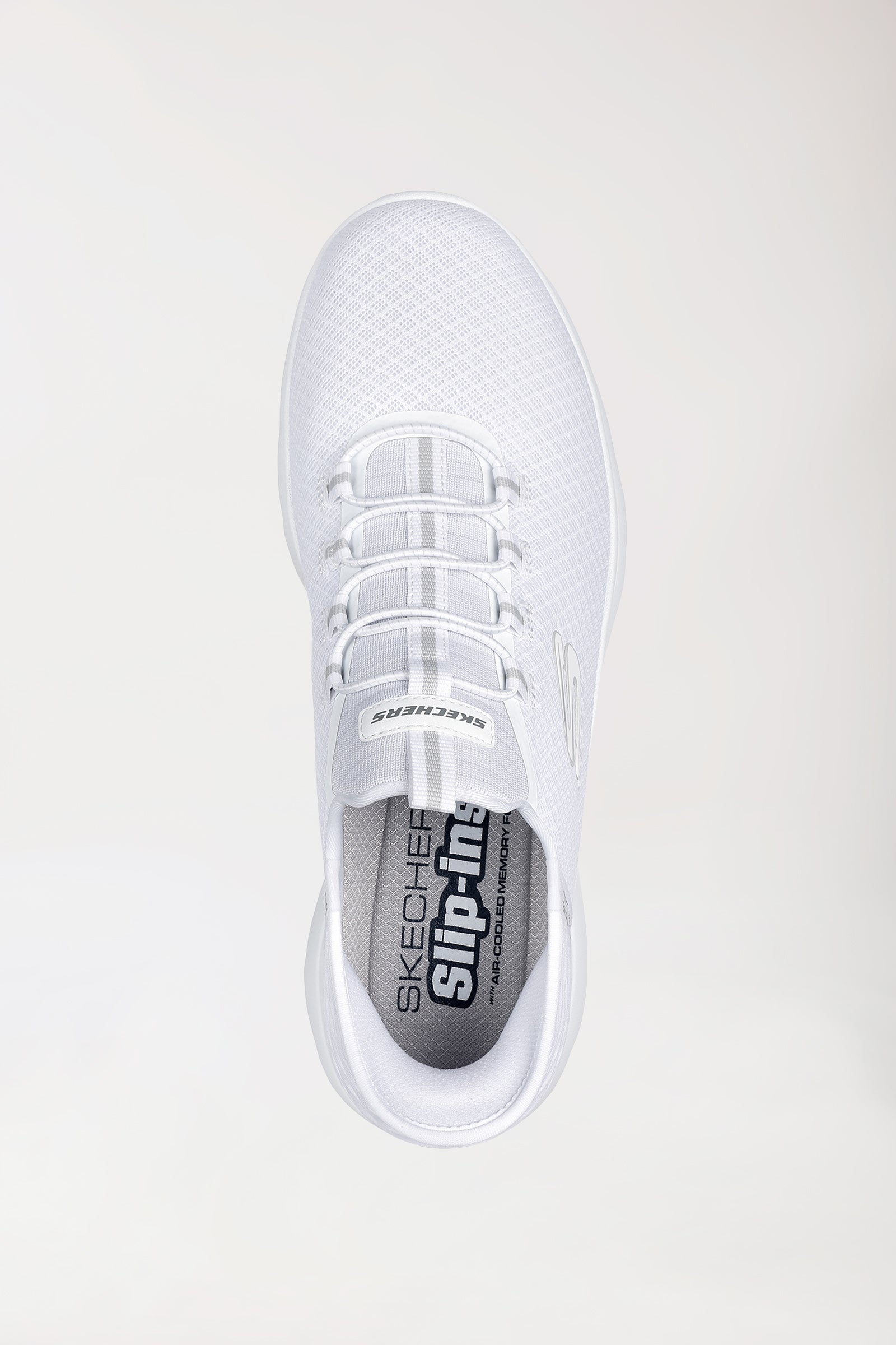 Heren sneakers-SKECHERS Slip-ins-wit, Voorzijde view