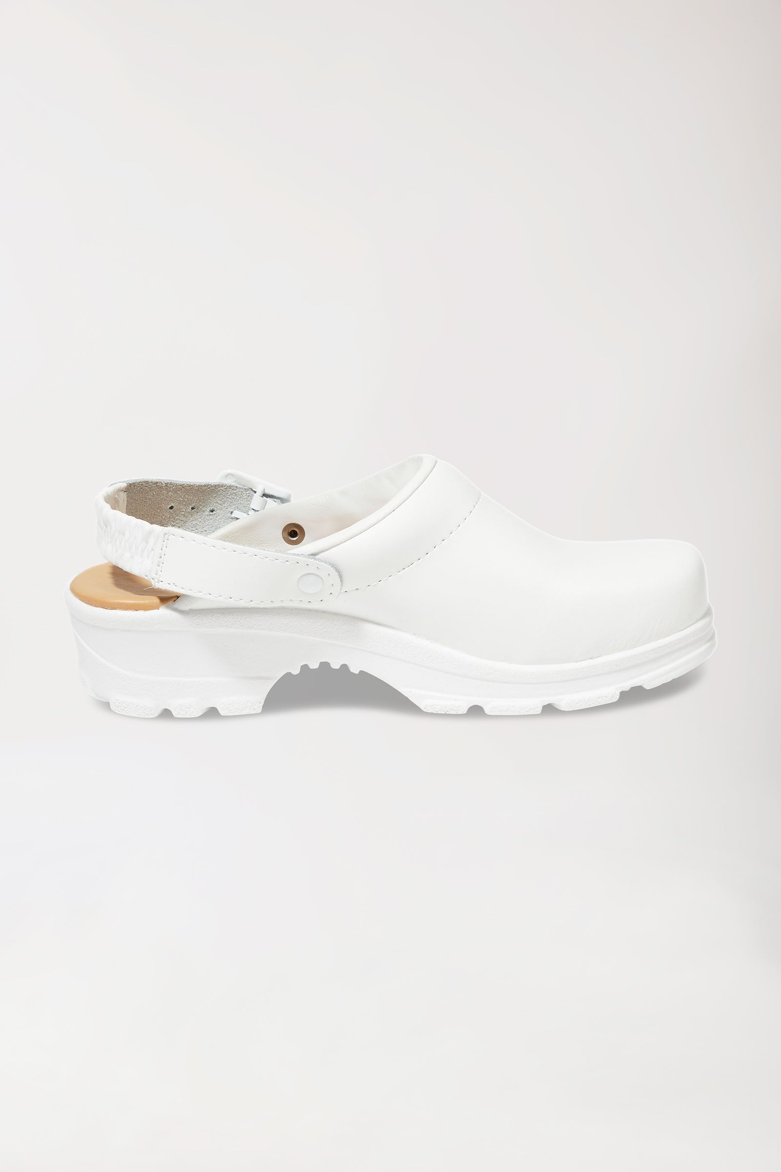 Beroepsmuil Permair Leder Unisex wit, Voorzijde view