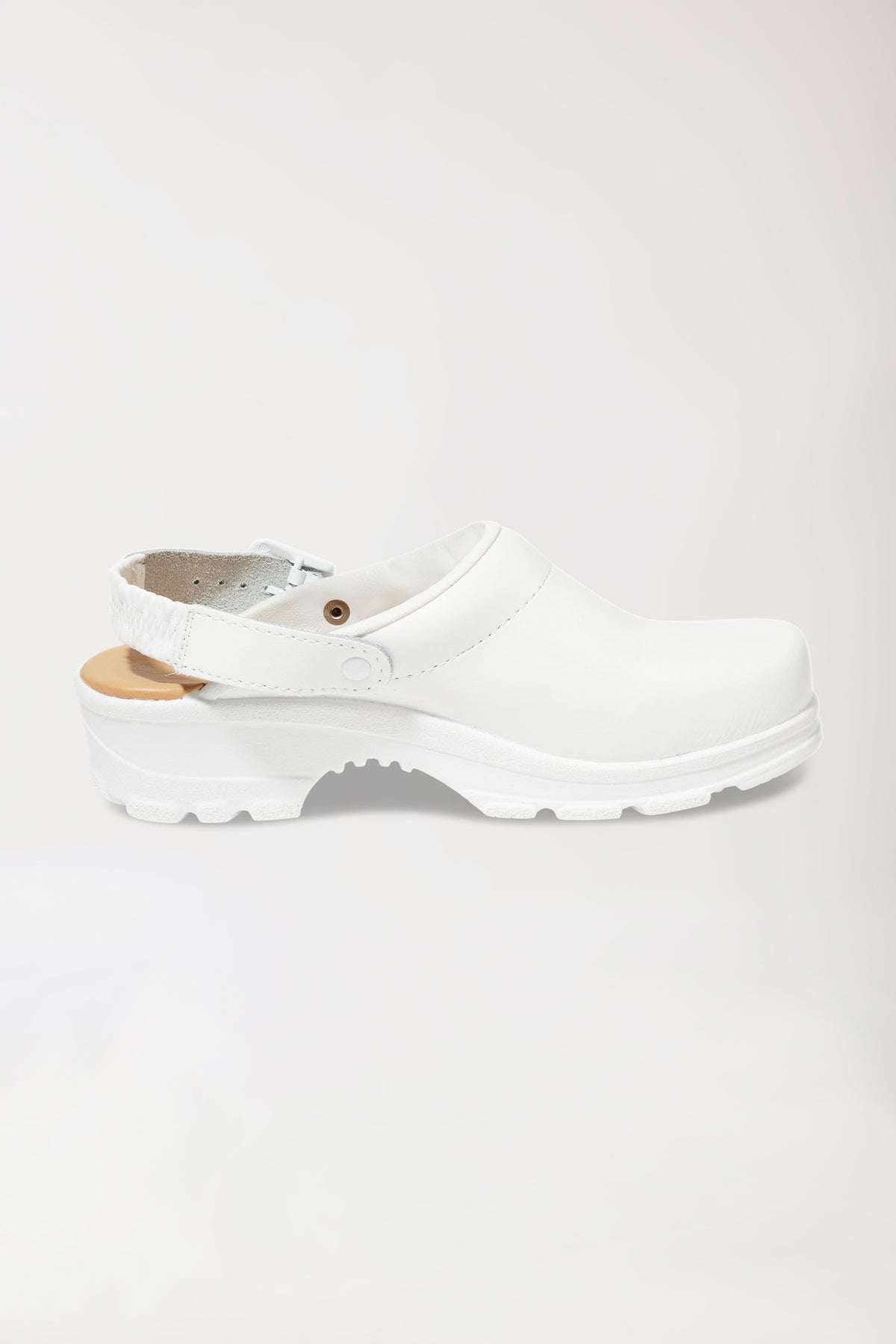 Beroepsmuil Permair Leder Unisex wit, Voorzijde view