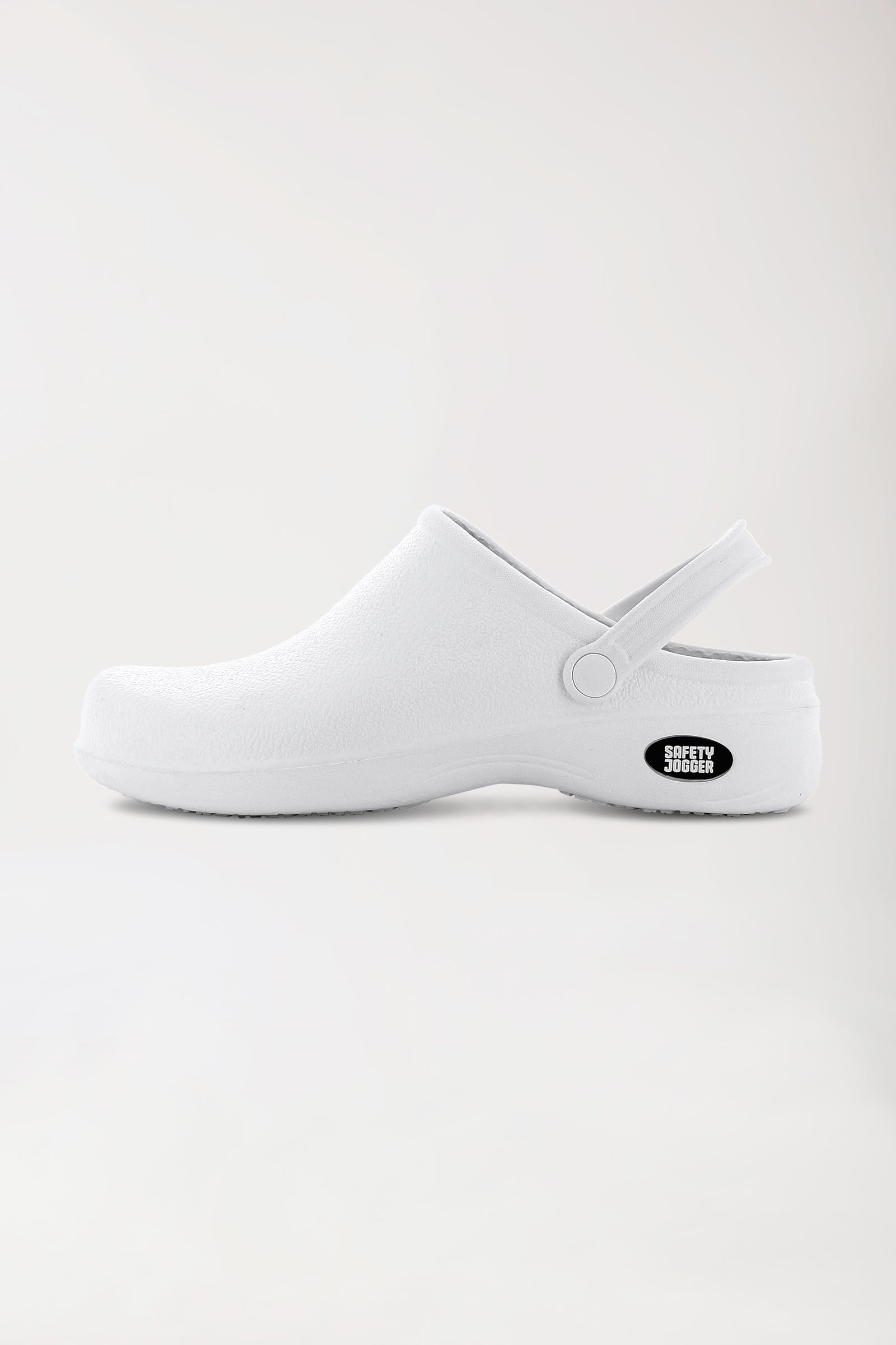 Unisex beroepsmuil-licht-hielriemen wit