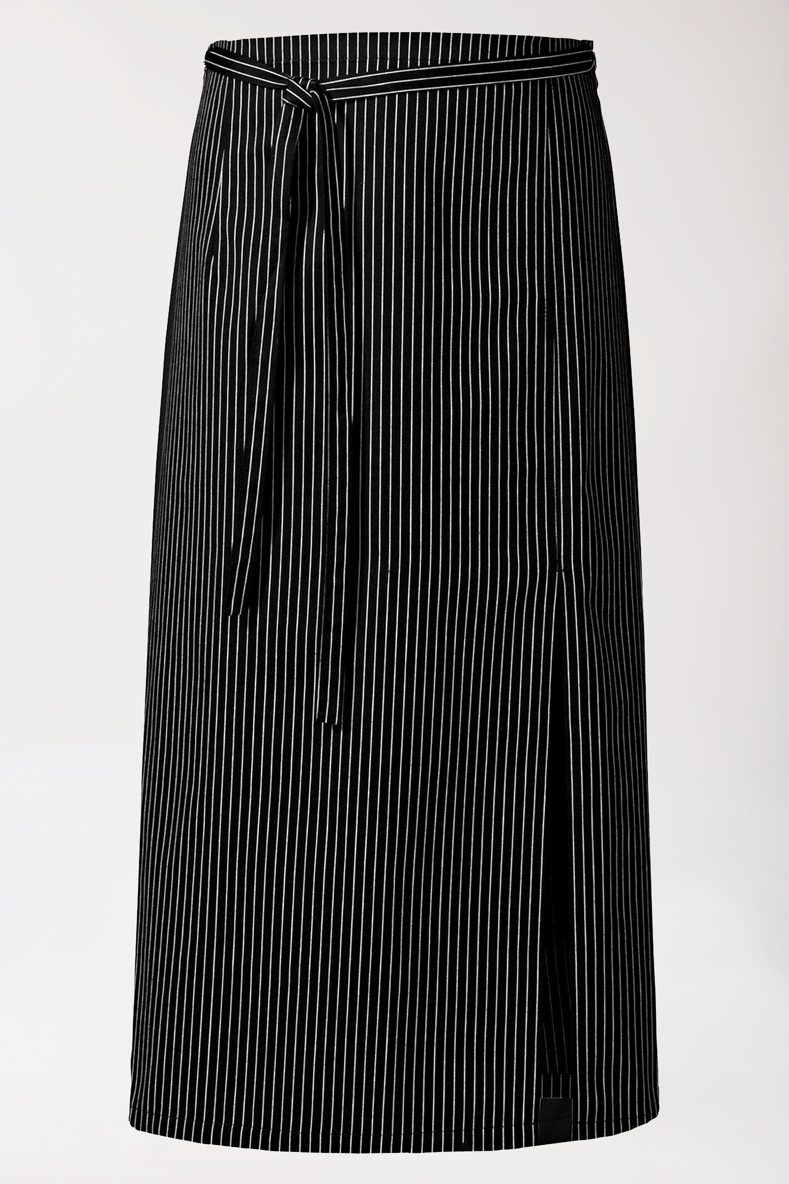 Gastro bistroschort unisex - één maat zwart/wit