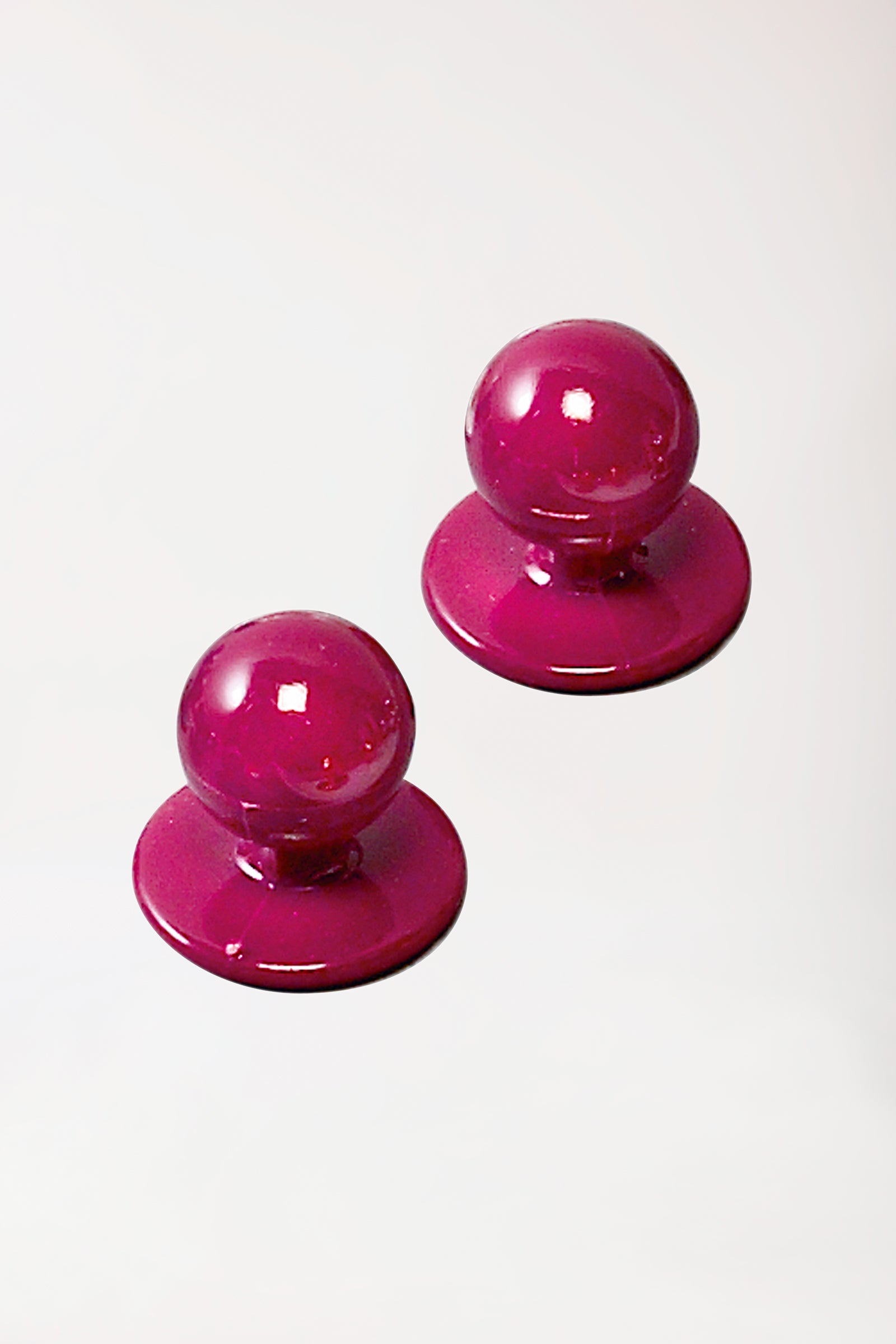 Gastro kogelknopen unisex - 12 stuks bordeaux
