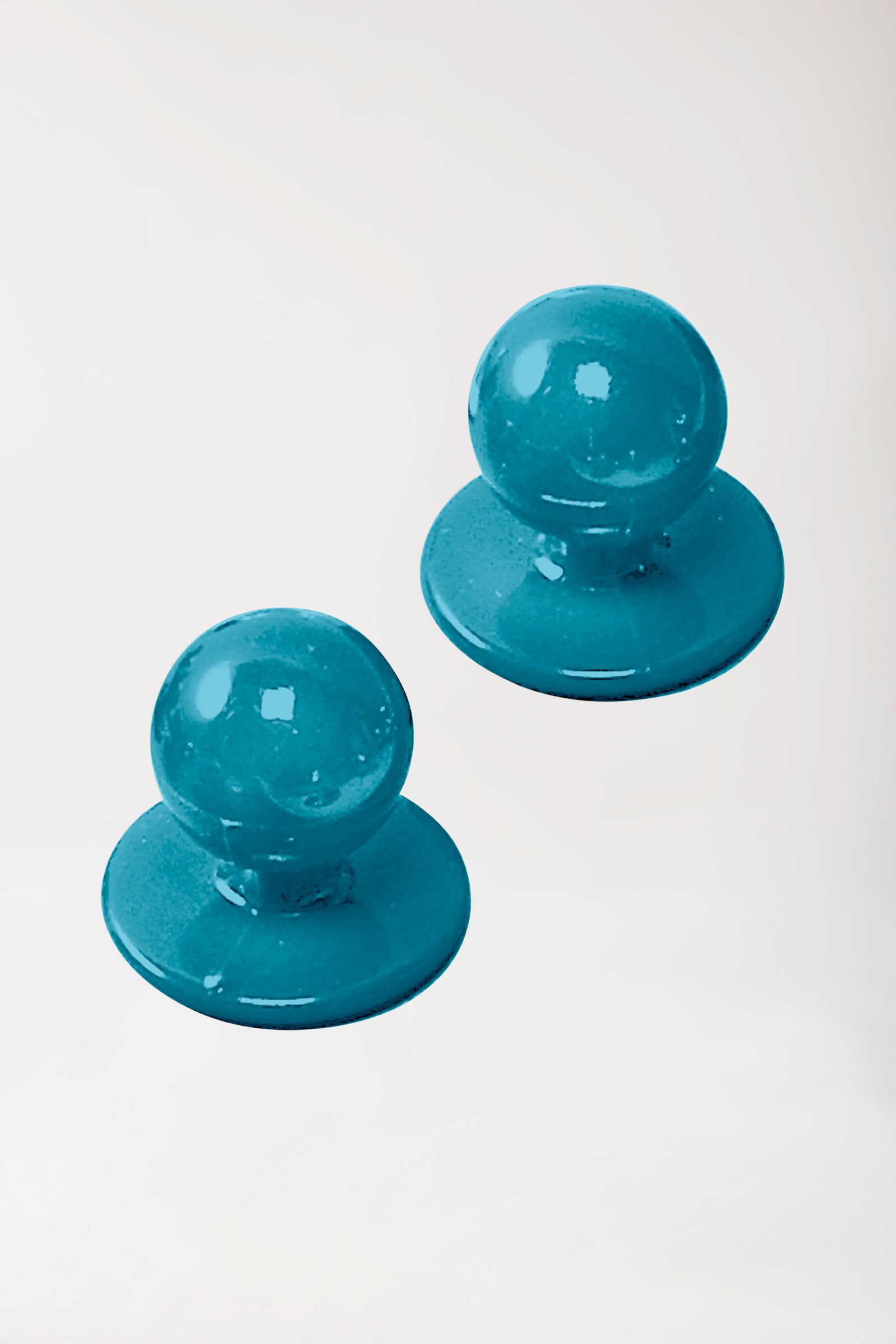 Gastro kogelknopen unisex - 12 stuks petrol