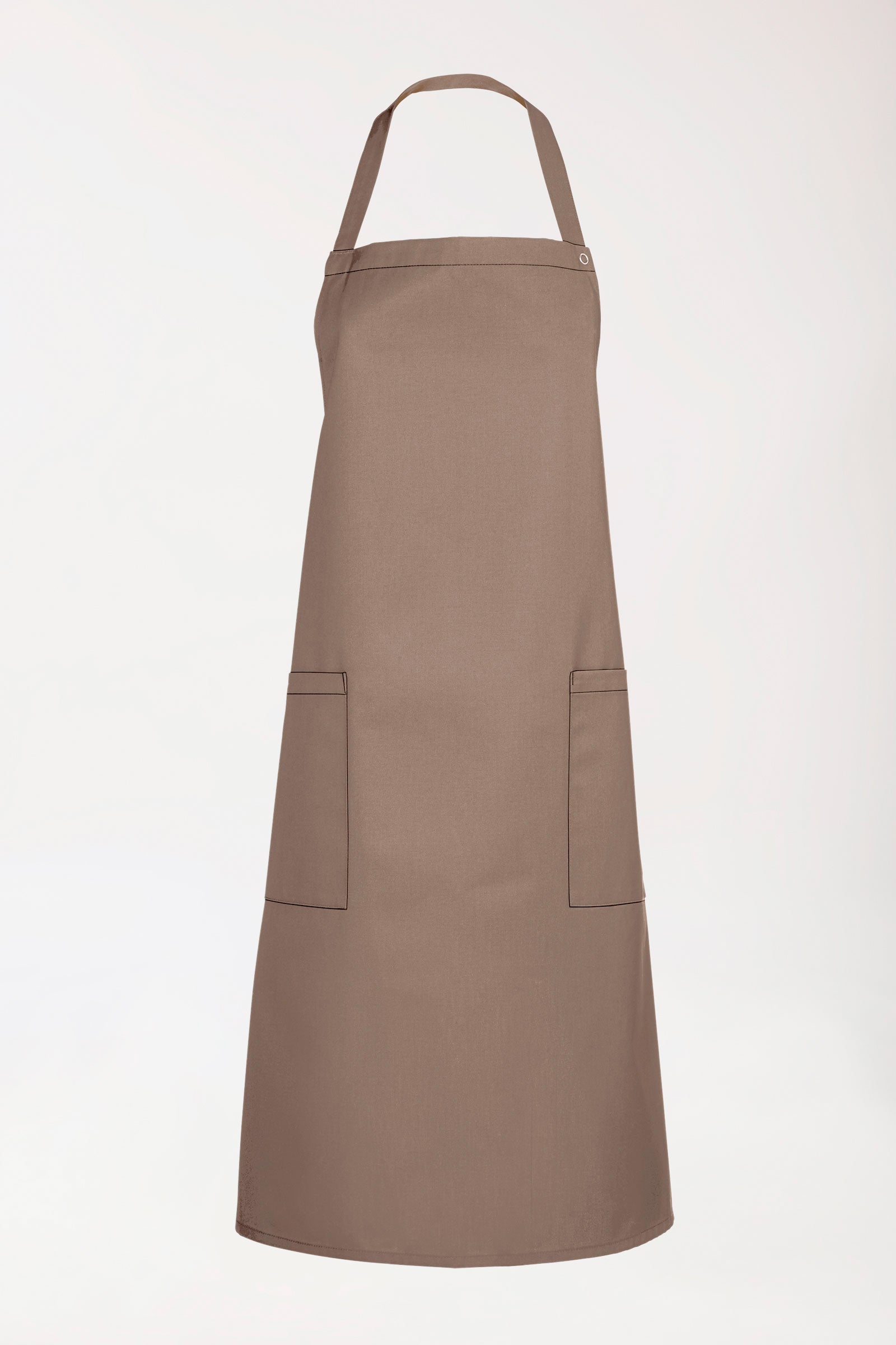Gastro schort unisex - één maat taupe
