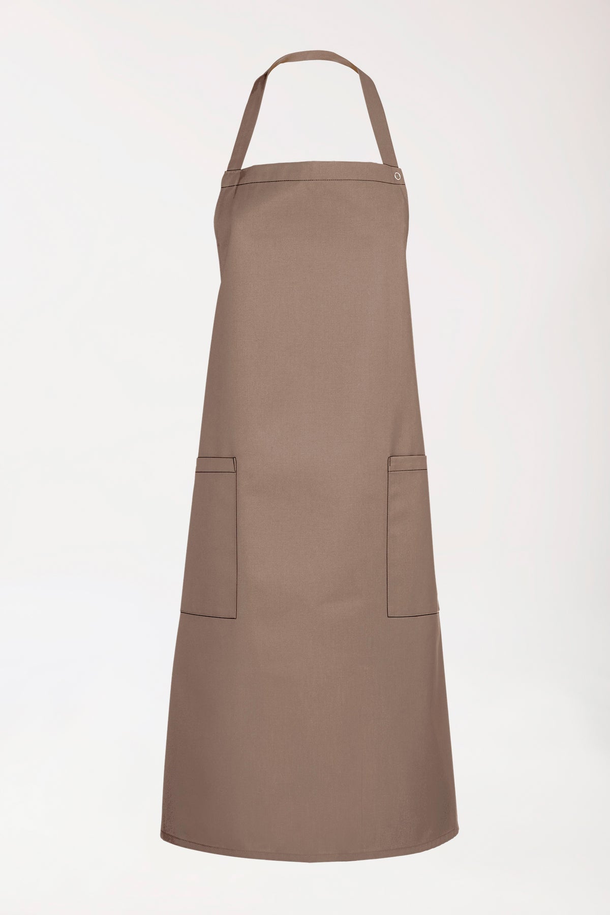 Gastro schort unisex - één maat taupe