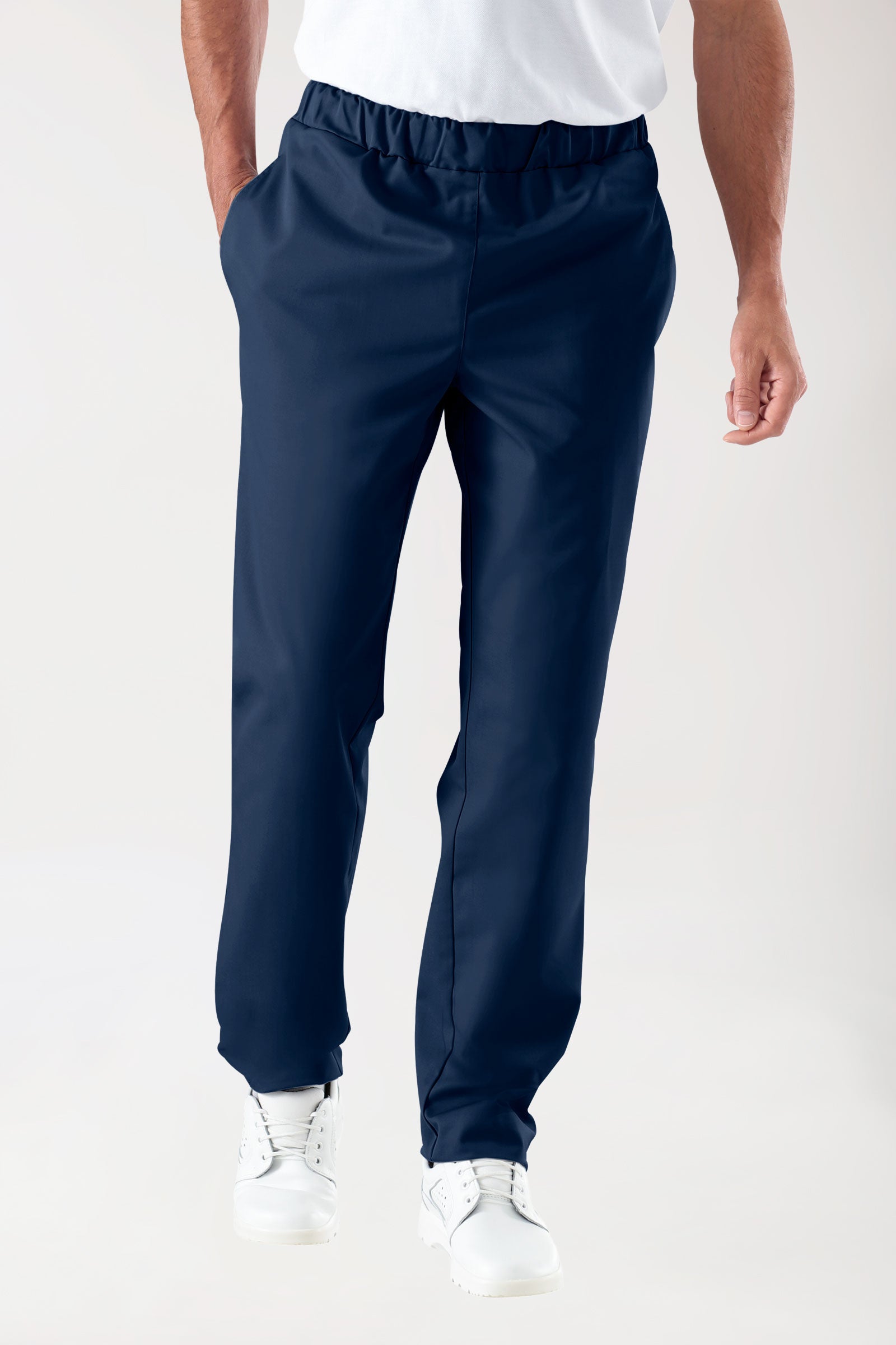 JUST STRONG broek uniseks - elastische boord navy