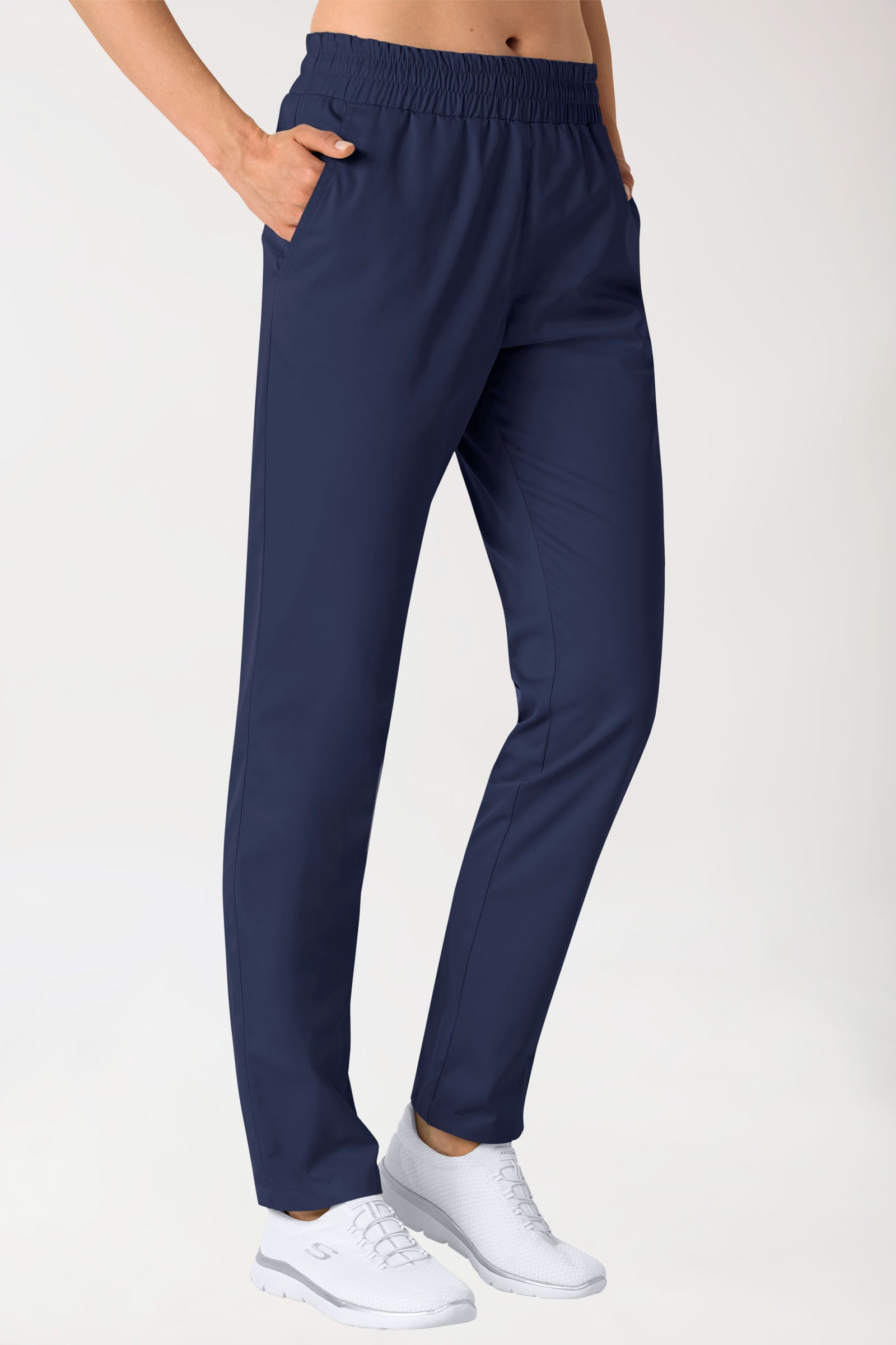 broek uniseks - hoge boord navy