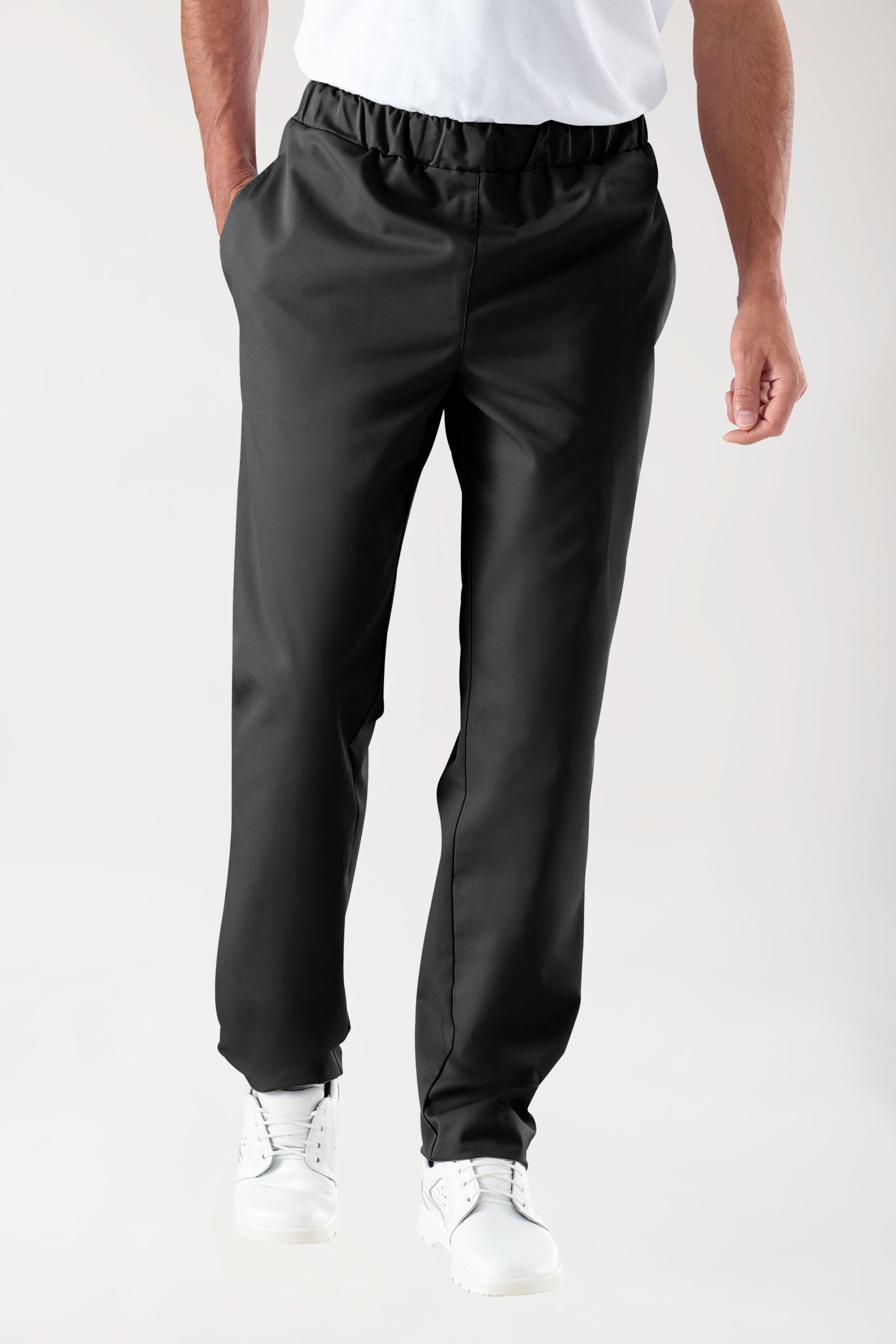 JUST STRONG broek uniseks - elastische boord zwart