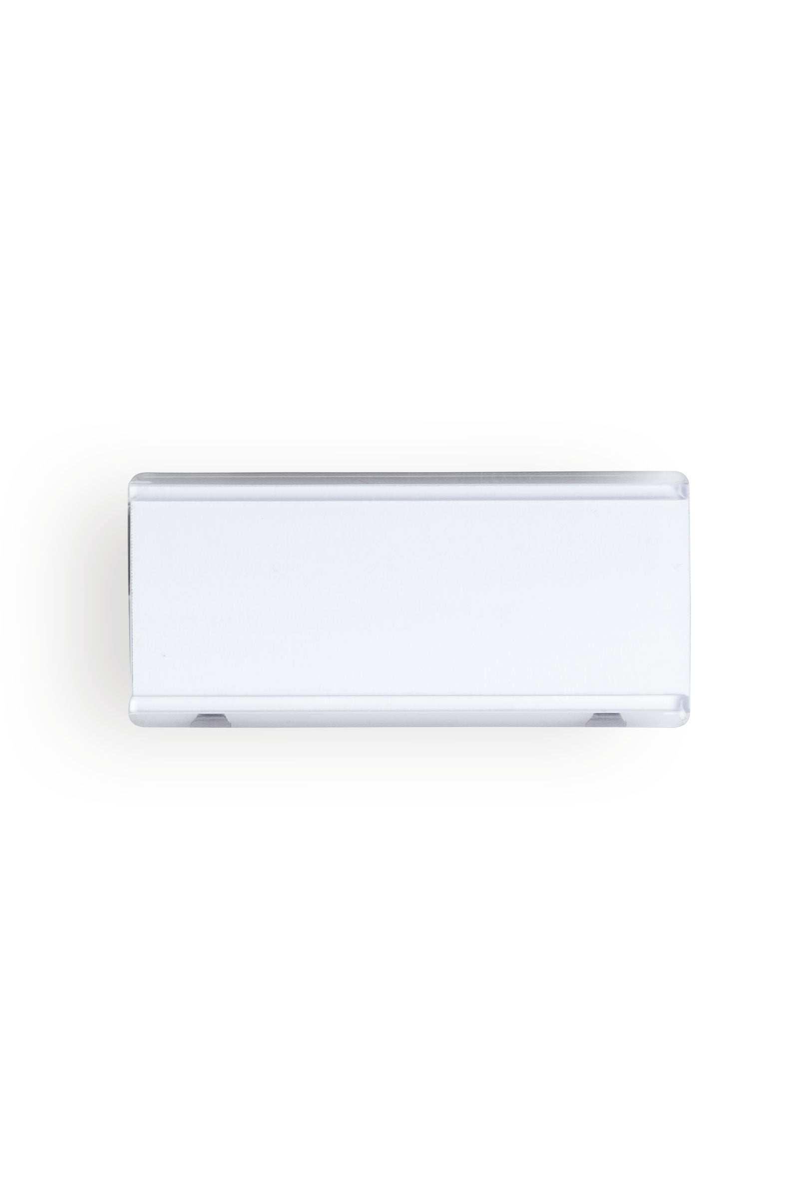 magnetische transparante naamplaatjes 7x3 cm