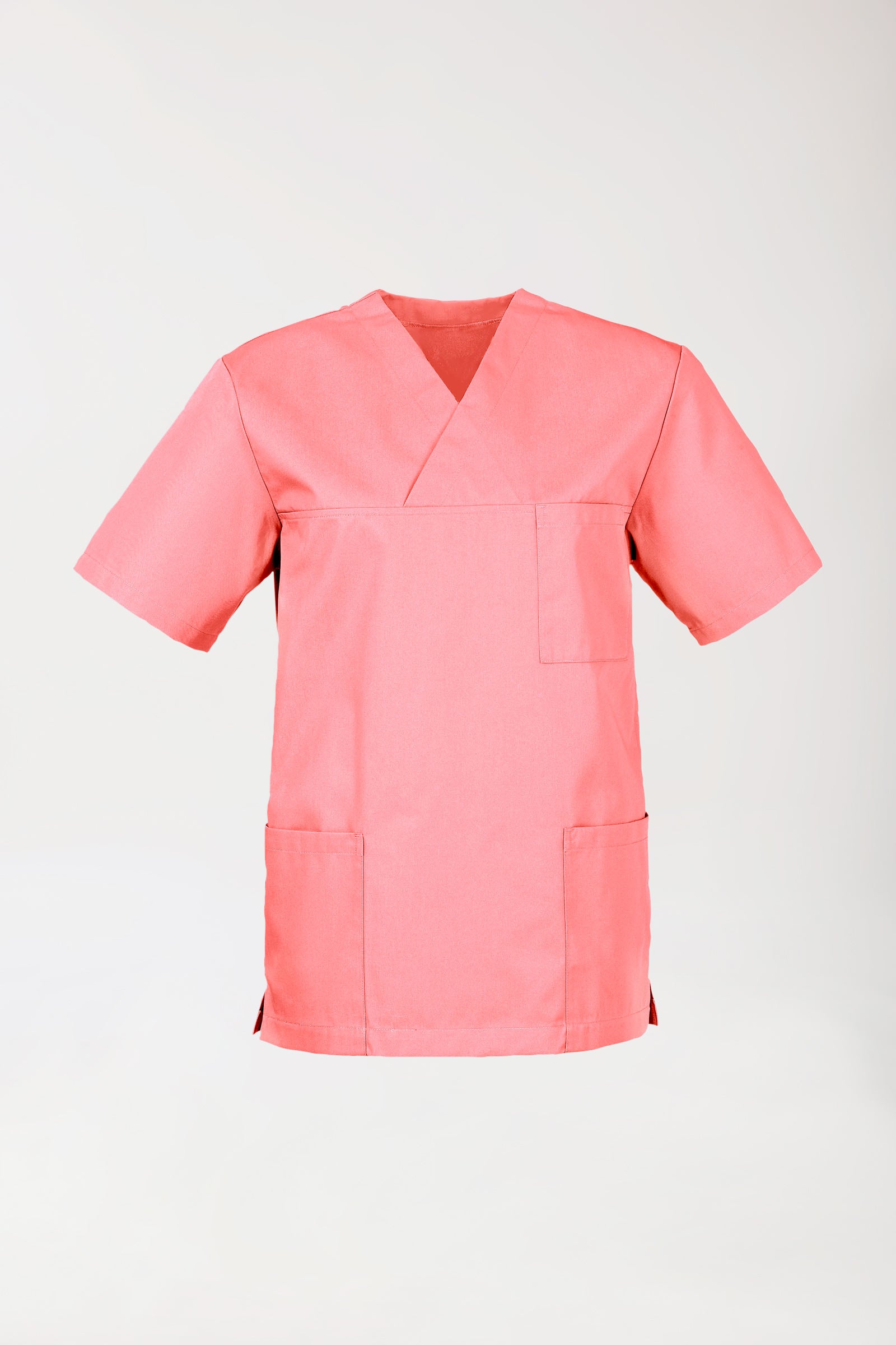 JUST STRONG oversteektuniek uniseks - V-hals perzikrose