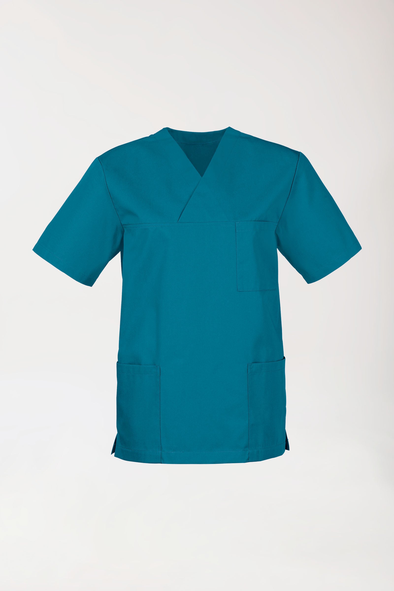 JUST STRONG oversteektuniek uniseks - V-hals petrol