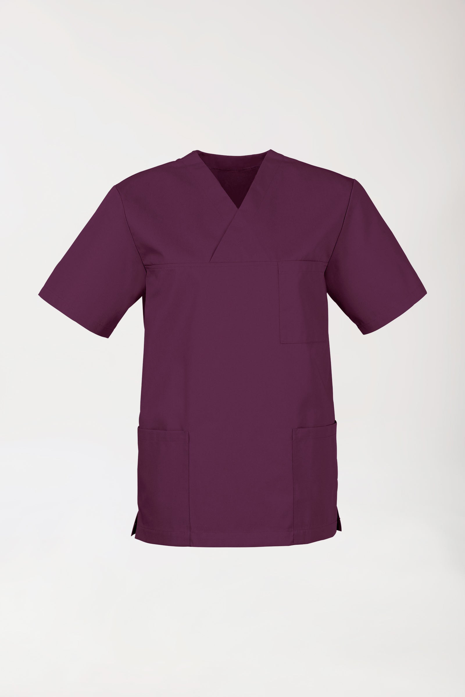 JUST STRONG oversteektuniek uniseks - V-hals pruimen