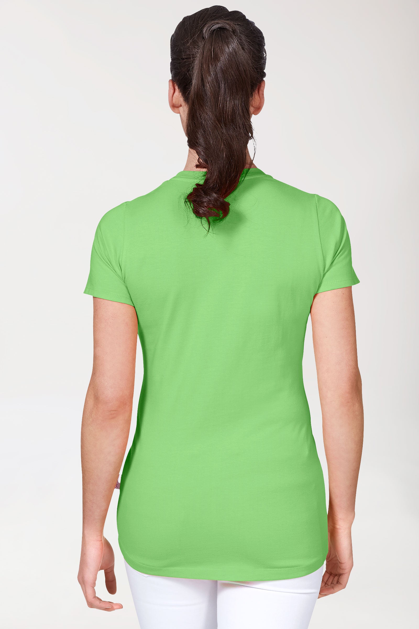 CORE shirt dames - ronde hals appelgroen, Achterzijde view 