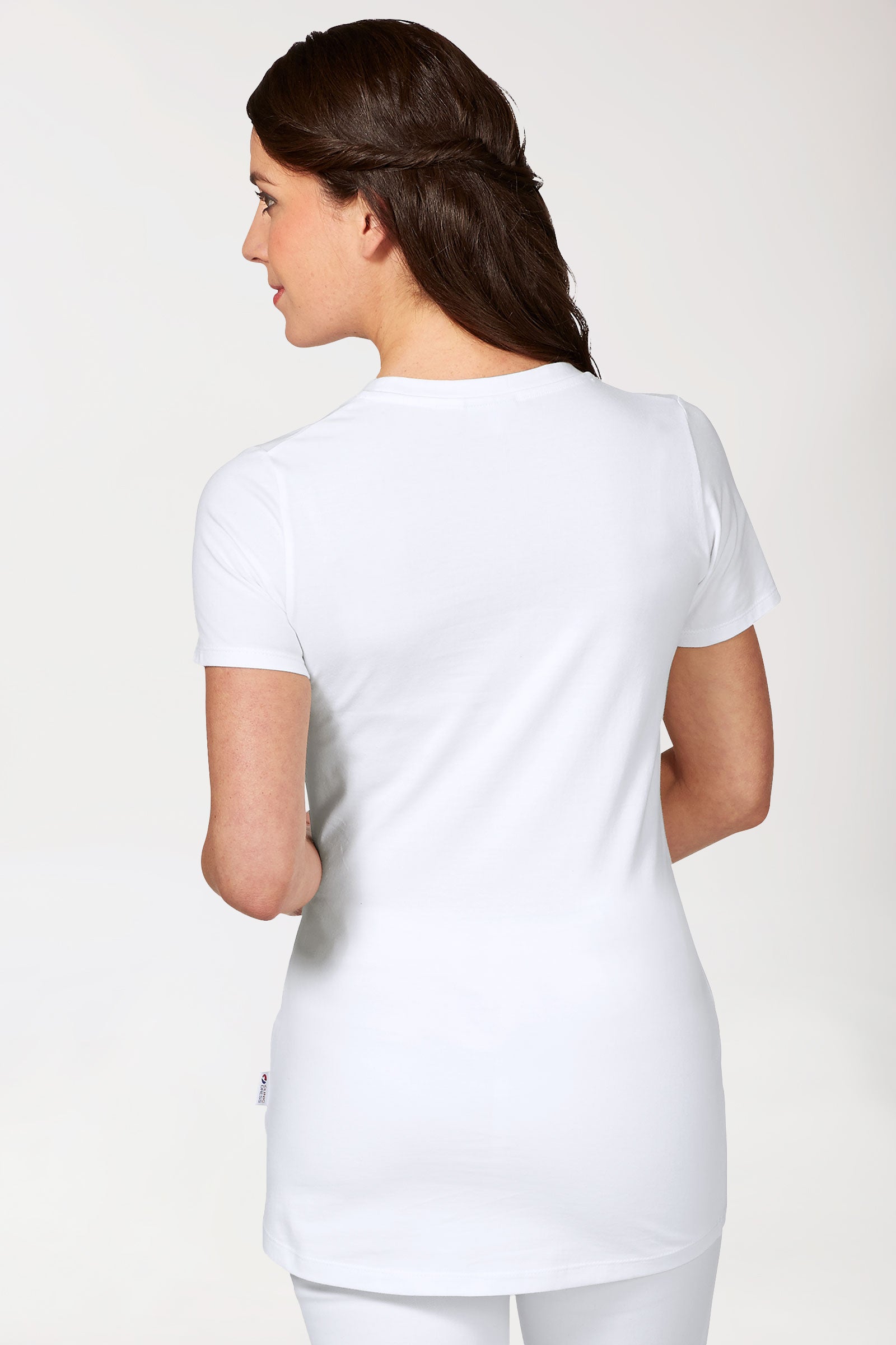CORE shirt dames - ronde hals wit, Achterzijde view 