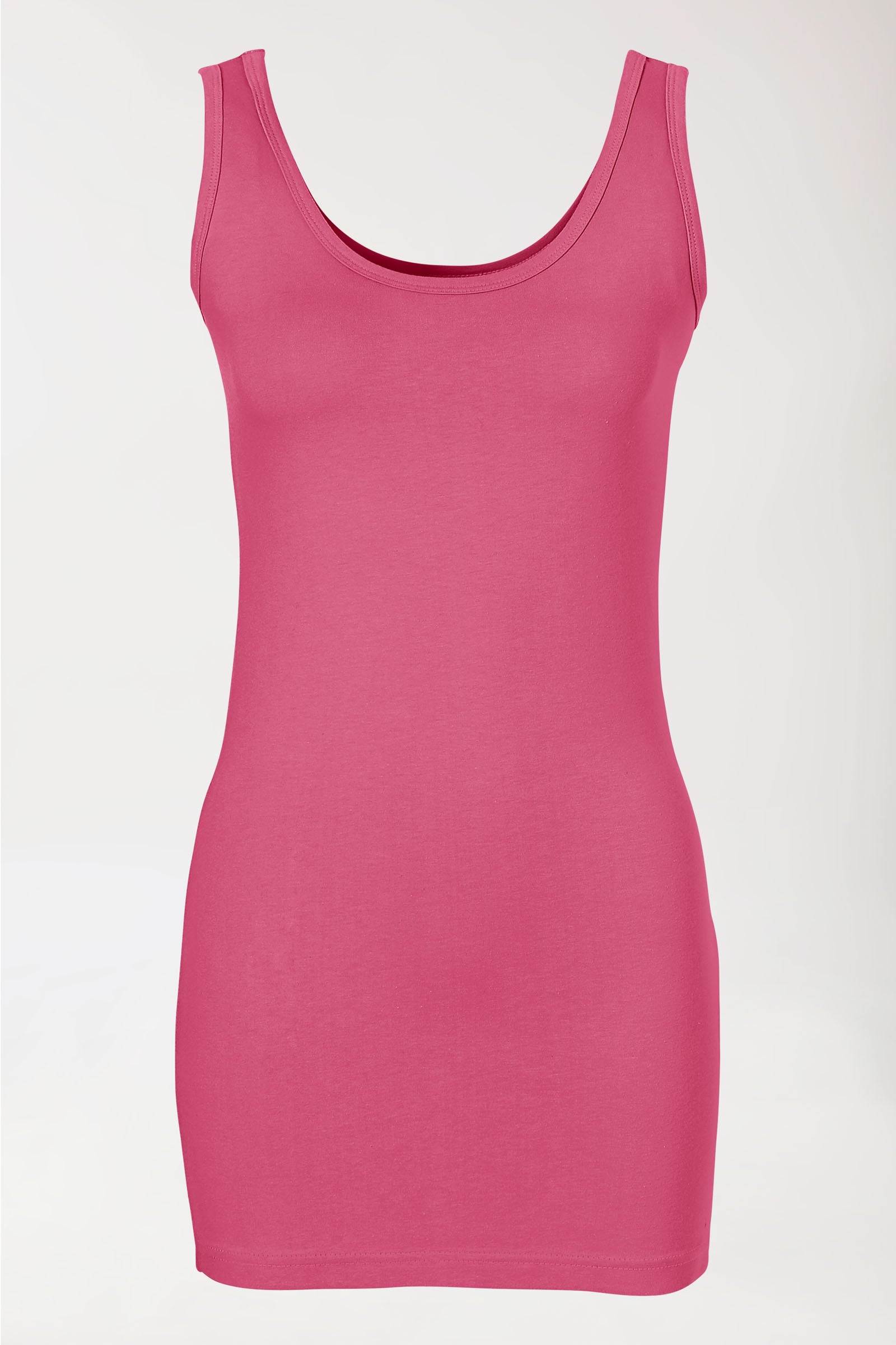 Topje voor dames met ronde hals oud rose