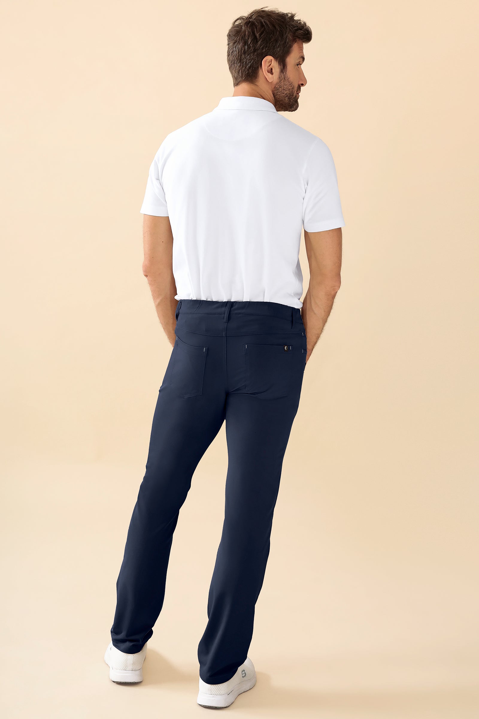 KAERE herenbroek - 5-pocket navy, Achterzijde view 