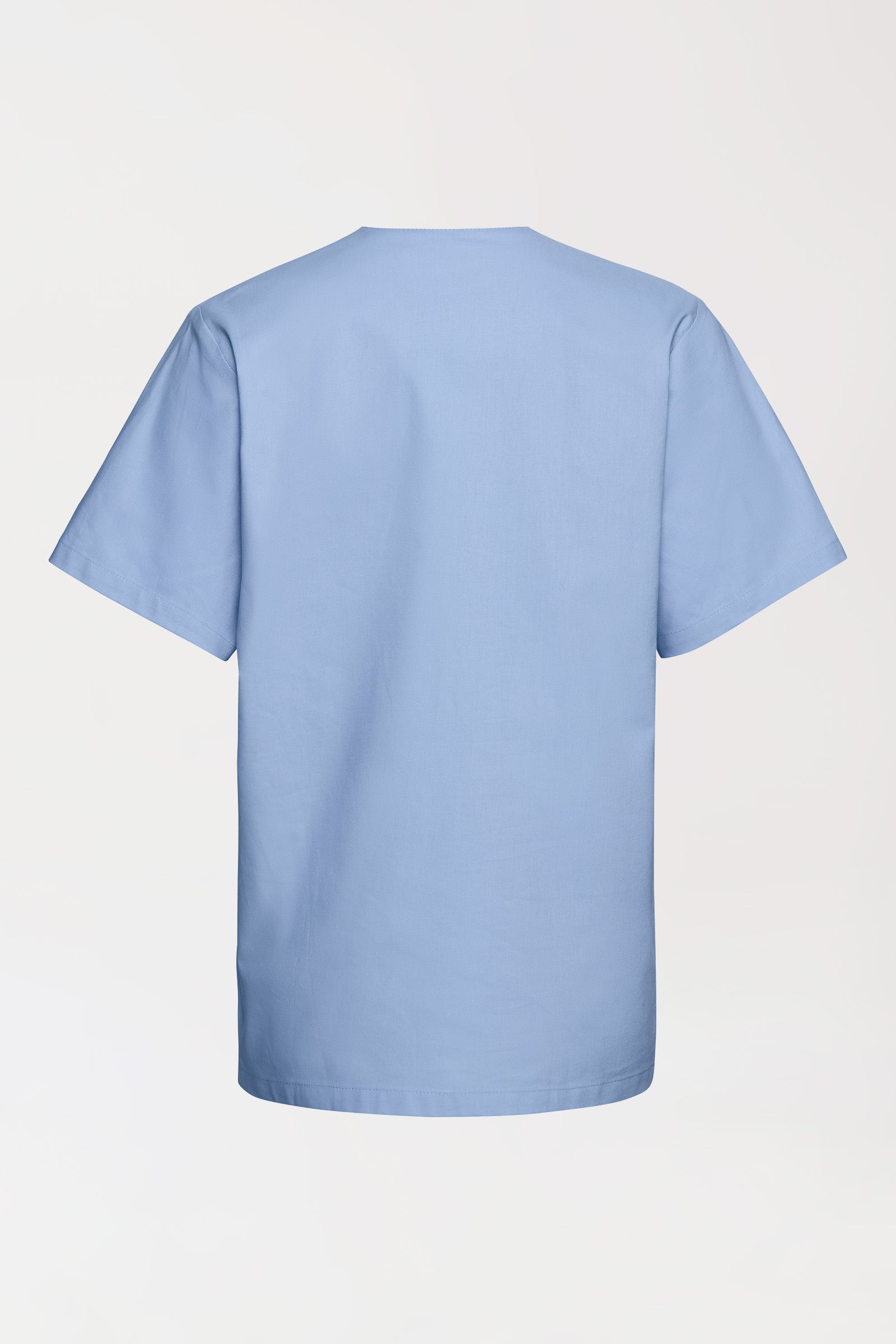 Katoenen oversteektuniek unisex - 2-pack lichtblauw, Achterzijde view 
